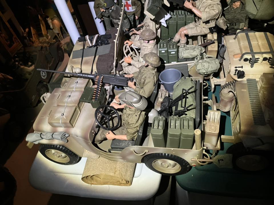 Customized 1/6 scale SOTW jeep with wire-cutter