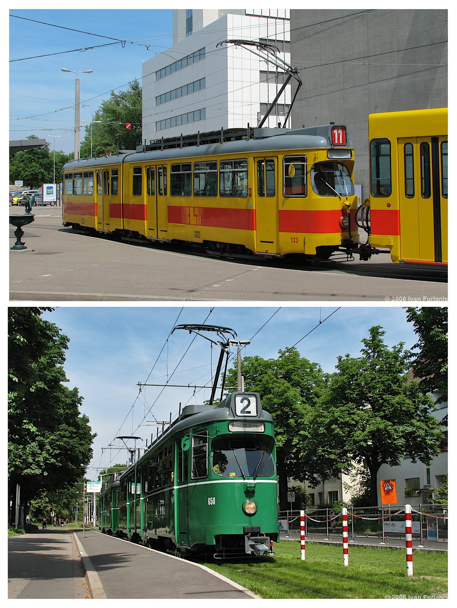 Heidelberg duwag gt6 tram cars
