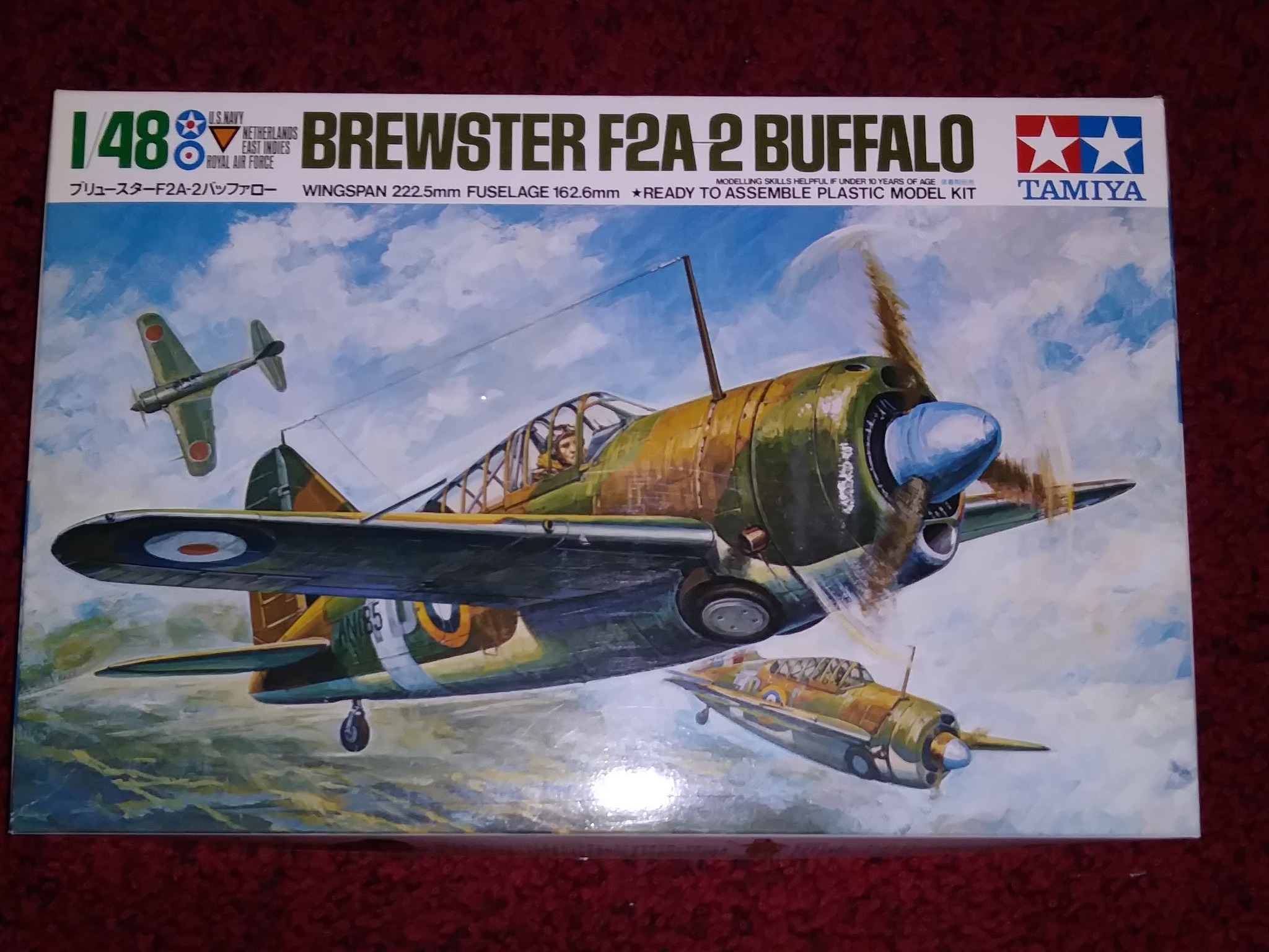 Kit De Maquette TAMIYA 1/48 Brewster F2A-2 Buffalo - Avion De Chasse WW2 - Occasion
