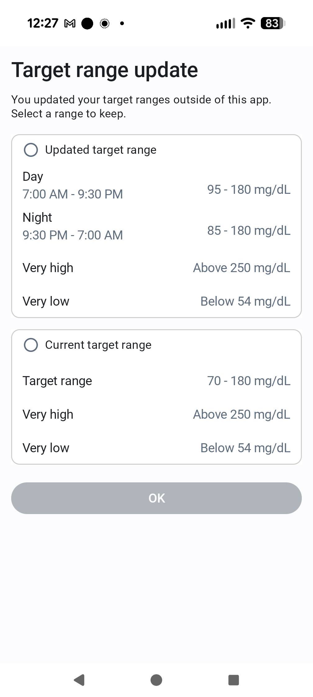 Dexcom G7 - Issues and Complaints | The Profile/Glucose tab shows two ...