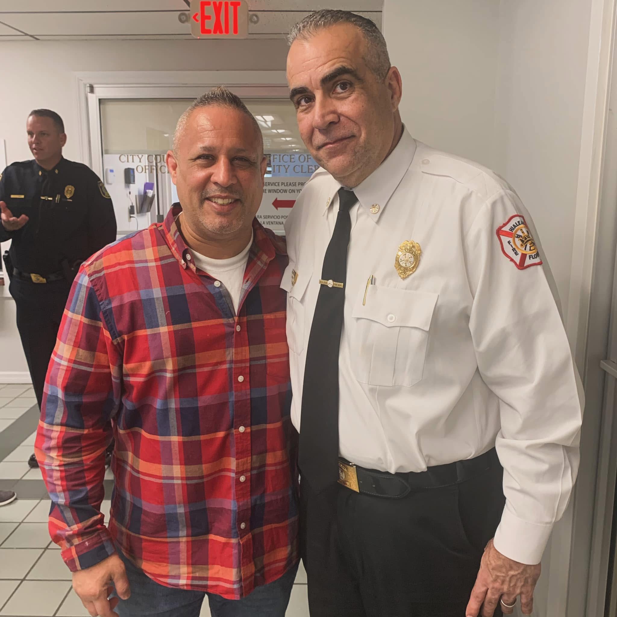 Manny Reyes Jr. - An Honor 🙏🏼 the Police Chief & the Fire... | Facebook