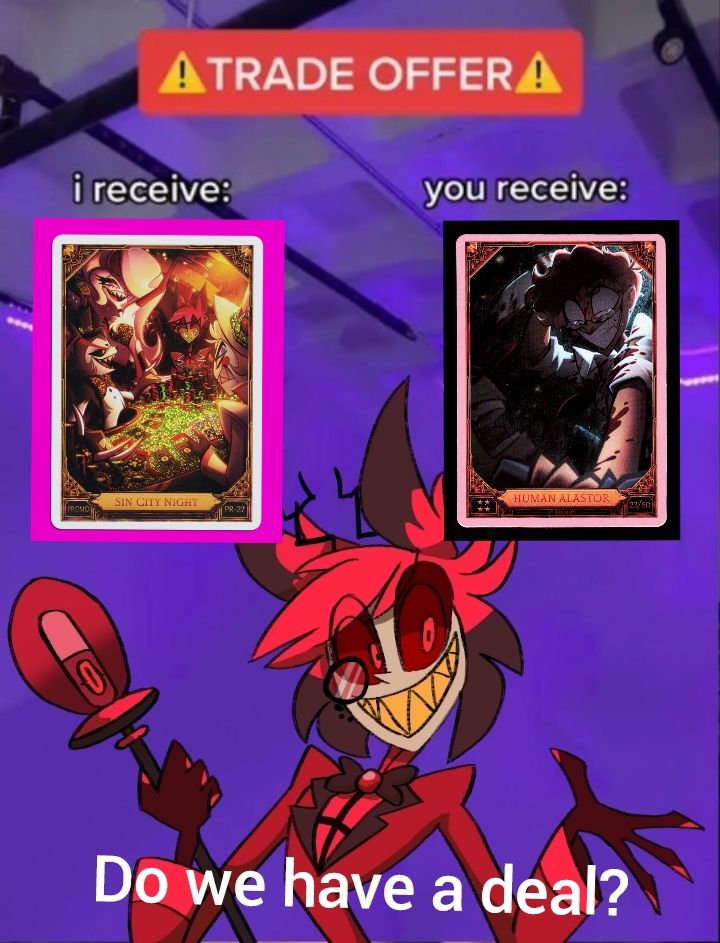 Looking for Hazbin Hotel Sin City Night promo card