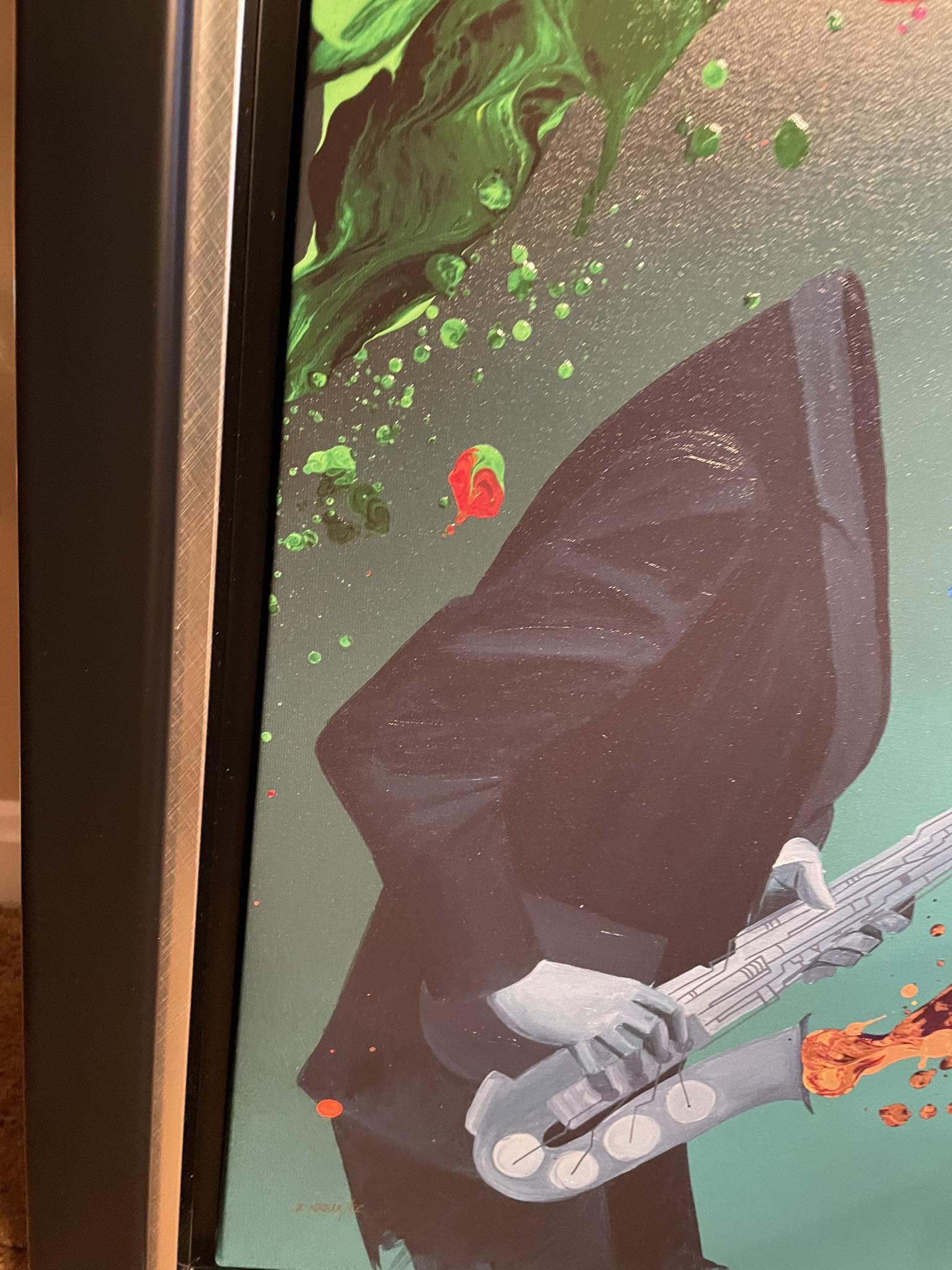 What does the orange dot on KRe8's 'The Harmony of Chaos' mean?