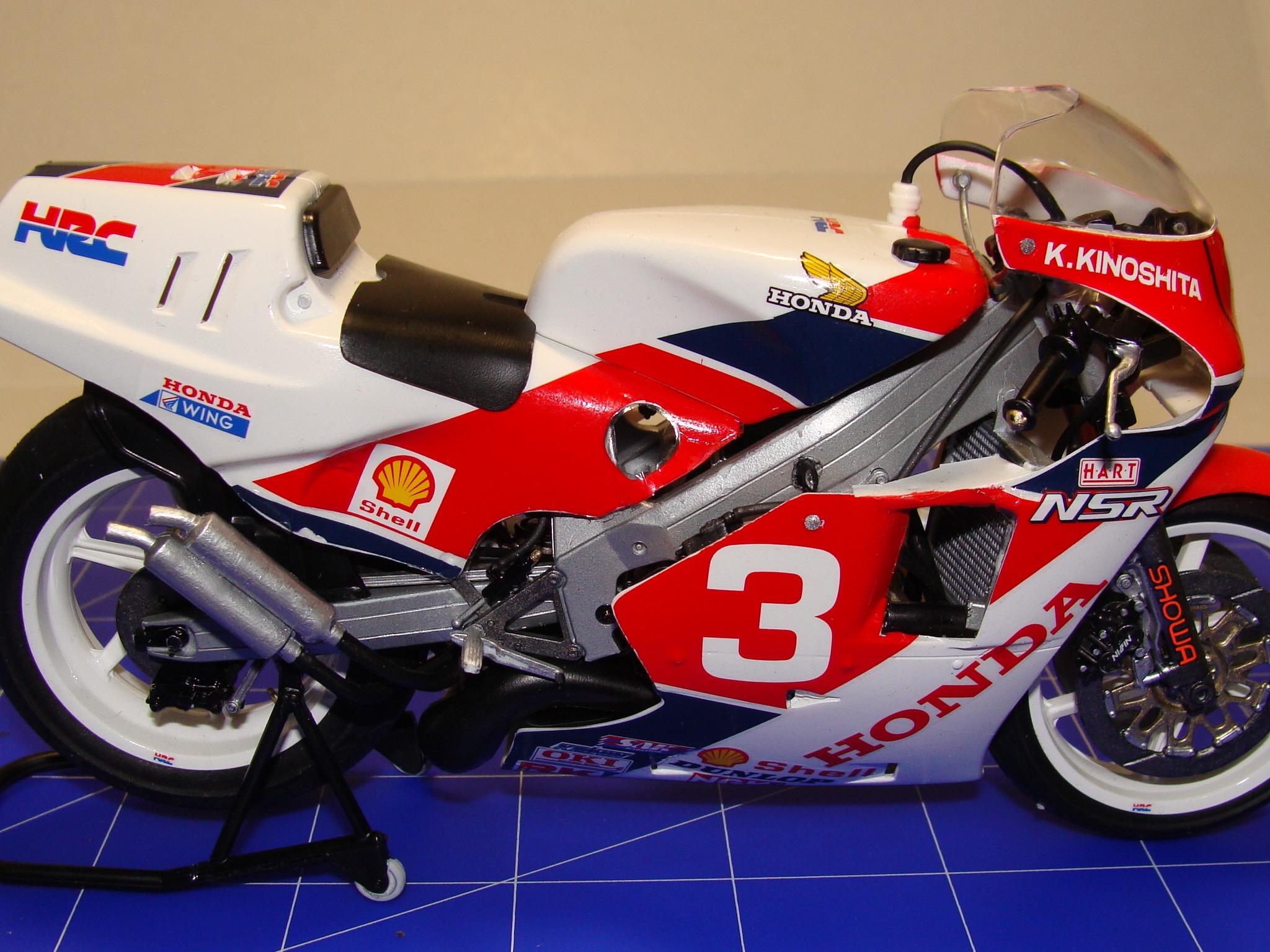 00 Honda NSR 500 team Pons #65 1/12 Tamiya #hondahrc #hondansr500