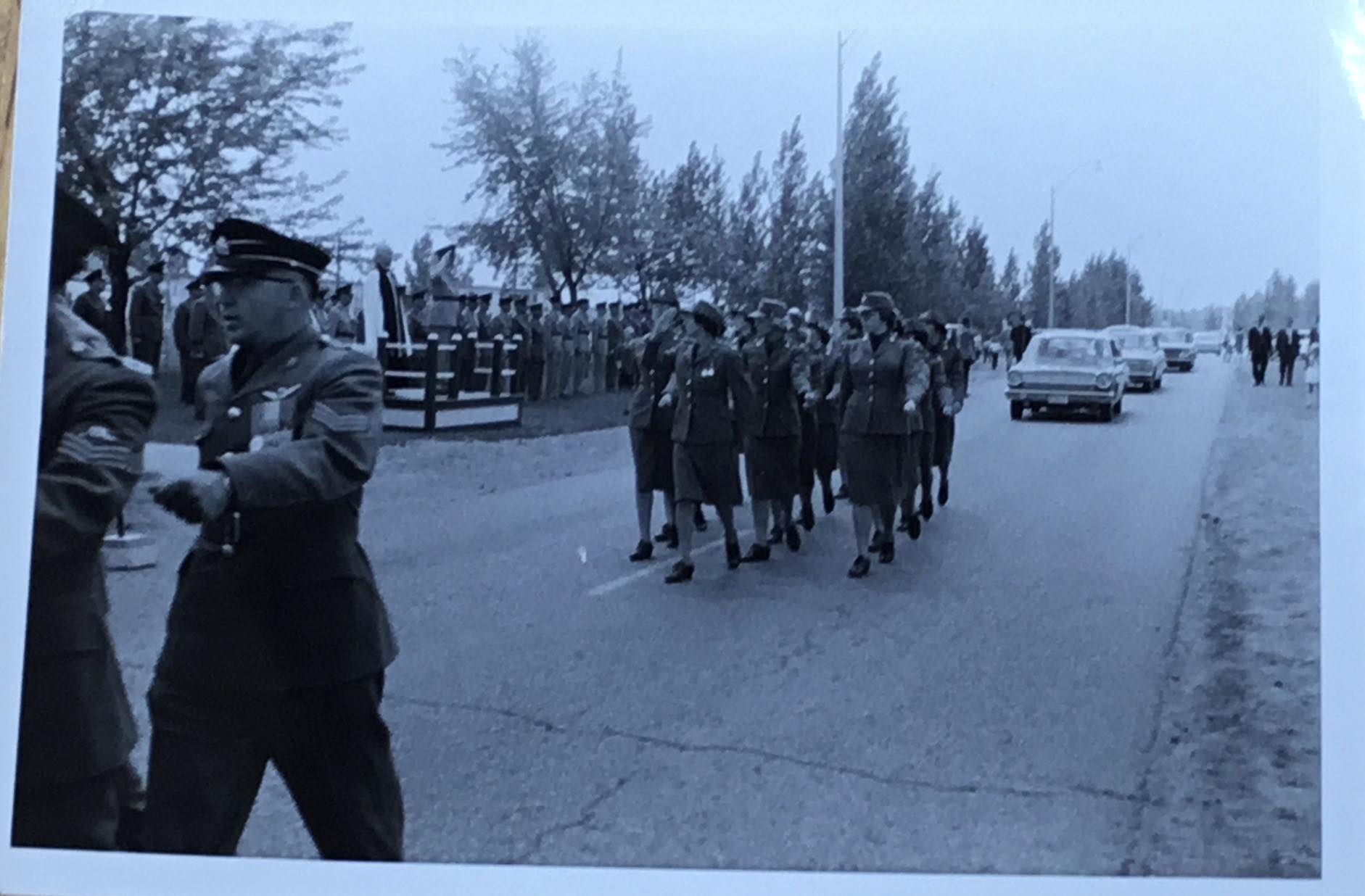 Unidentified Canadian soldiers at Base Borden in 1960s