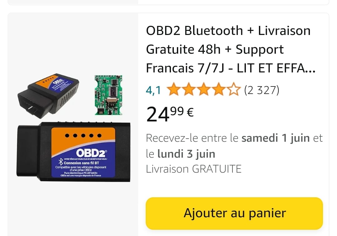 Klavkarr 210 Français Valise Diagnostic Auto Klavkarr 210 - Scanner OBD2 Bluetooth Multimarque - 100% Français - Pour IPhone/Android/PC Diagnostic Multimarque Voiture