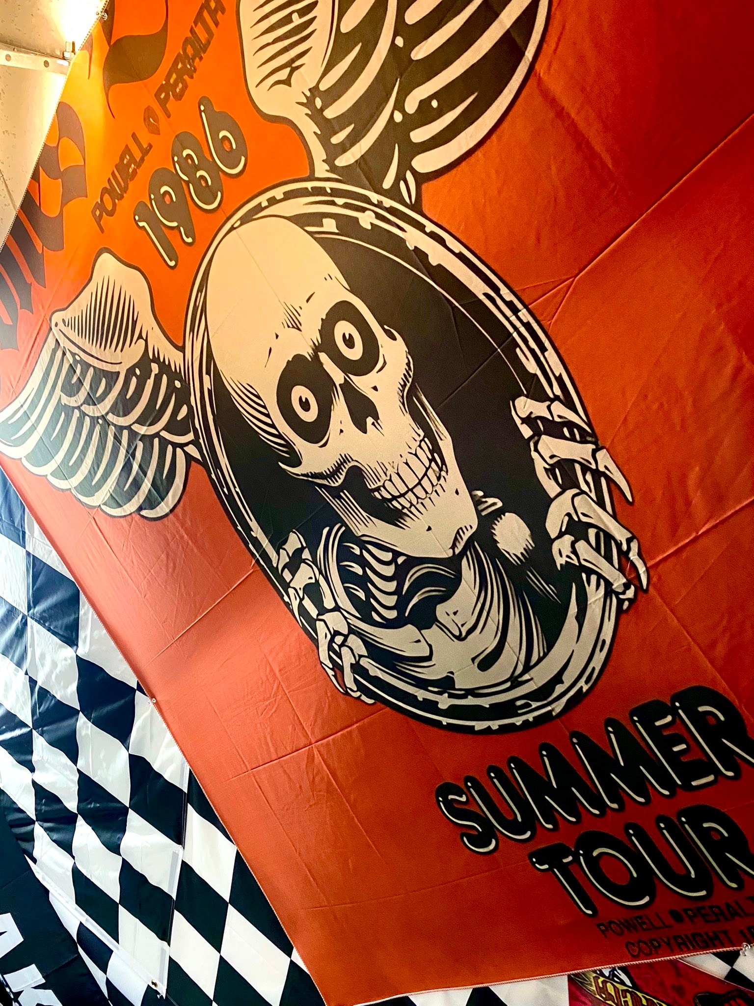 Skateboarding memorabilia from Powell Peralta and The Bones Brigade