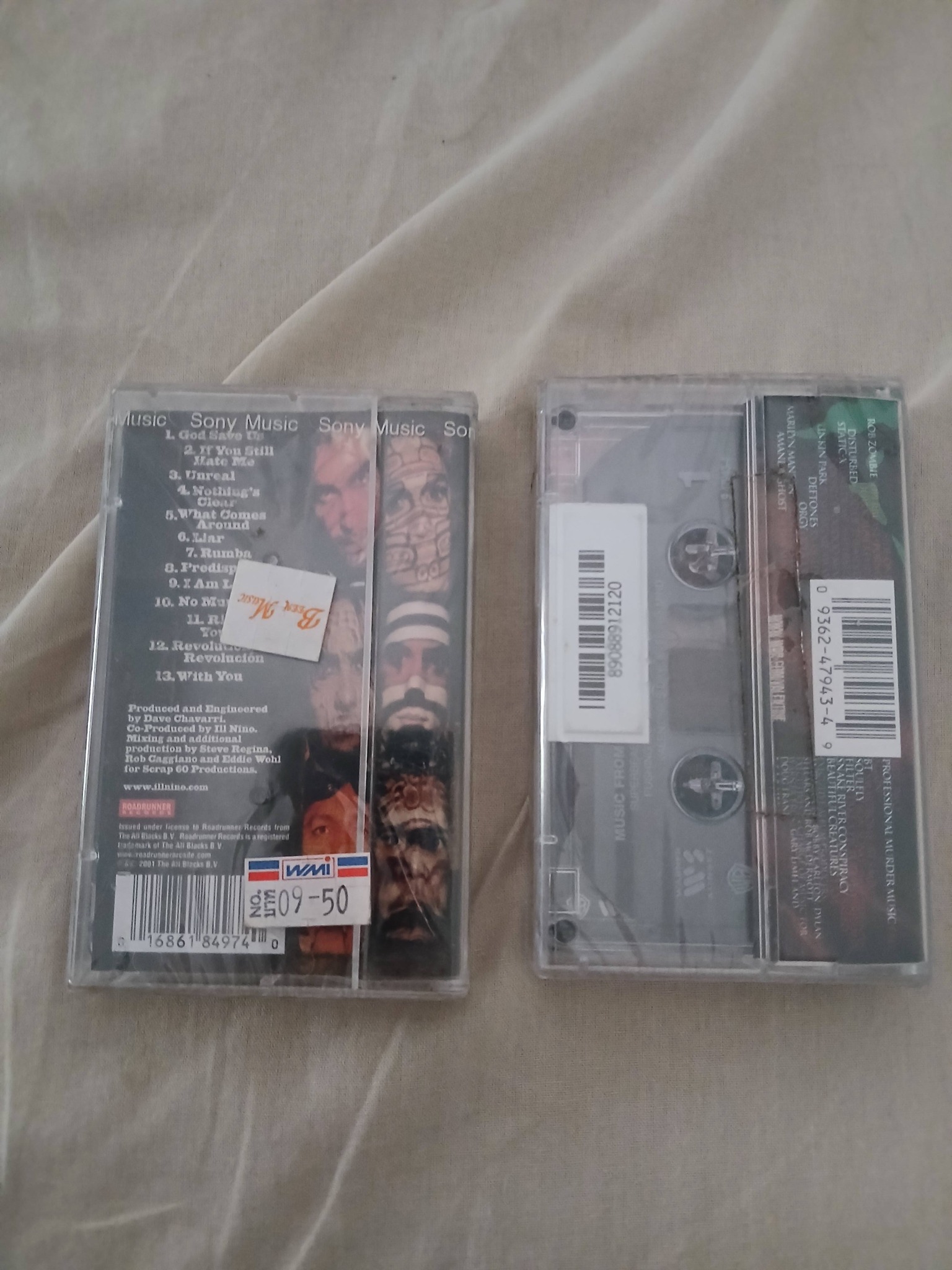 Sealed cassette. 500 Each Add sf Ty admin