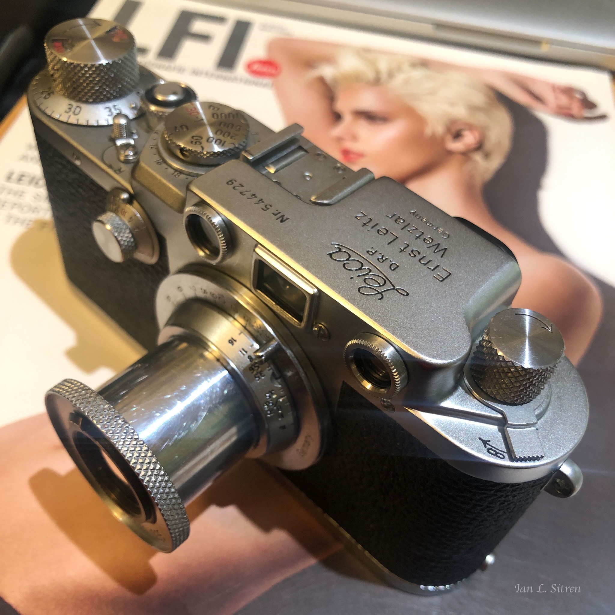 Leica IIIf with Canon Serenar 35mm f/3.5 lens