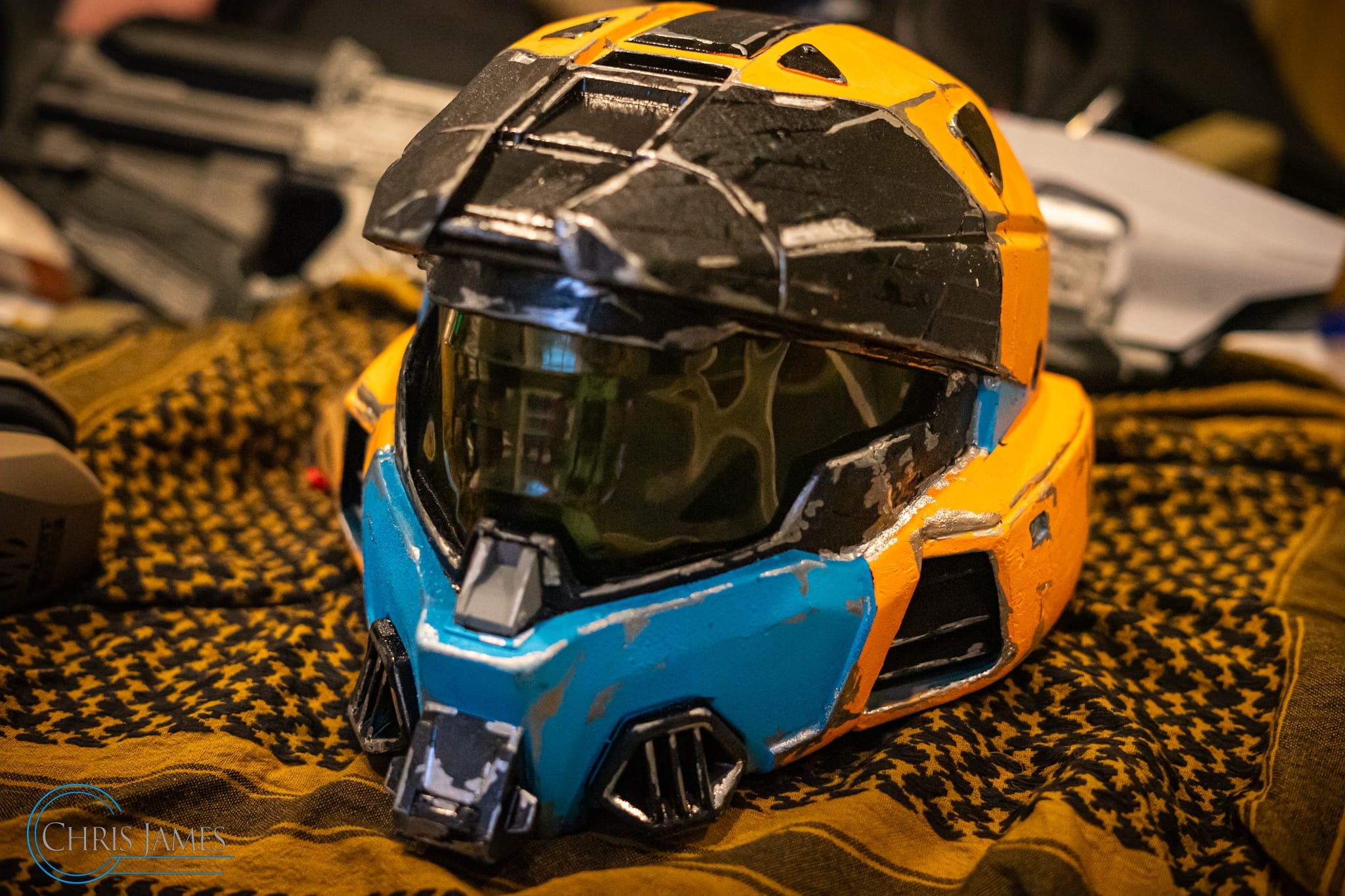 custom motorcycle helmet halo Infinite Master Chief This Halo Motorcycle Helmet Is...AWFUL