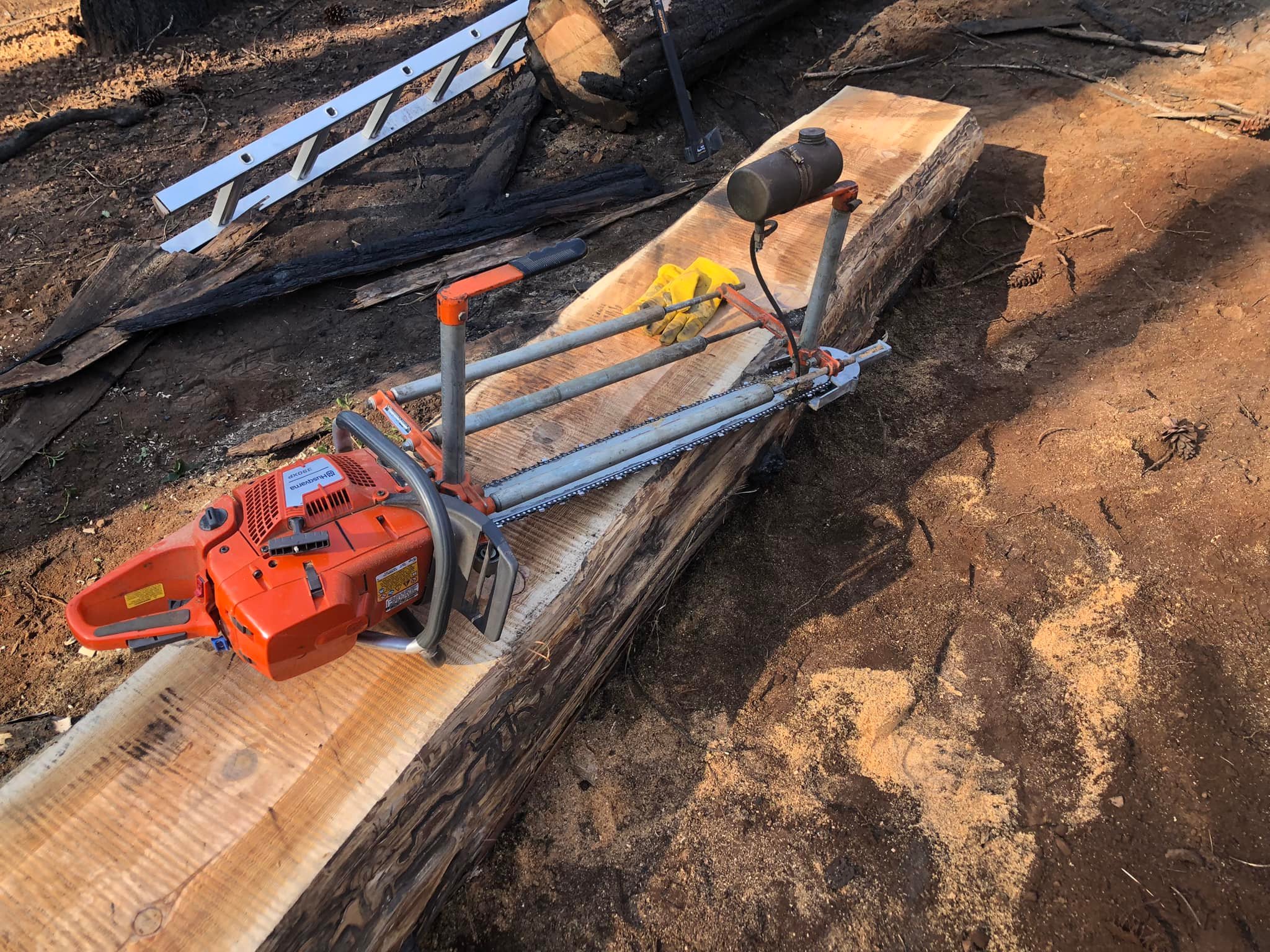 AUXBOLT Auxillary Oiler Bolt Chainsaw Mills Improved Version