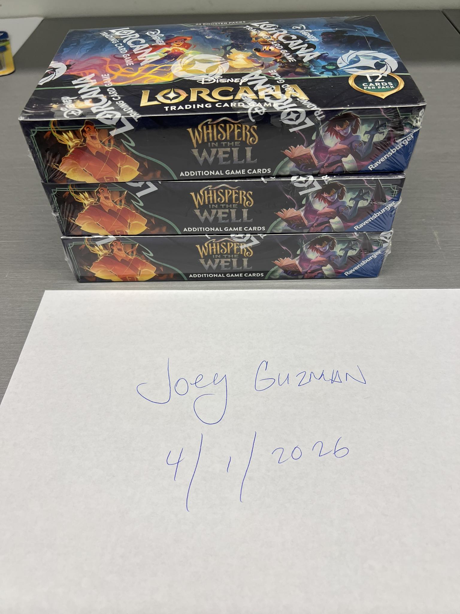whispers in the well booster box Disney Lorcana: sealed enthusiasts Lorcana Whispers in the Well
