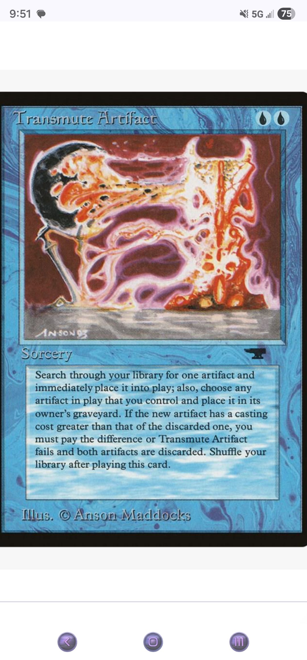 Transmute Artifact Magic card review and purchase thoughts