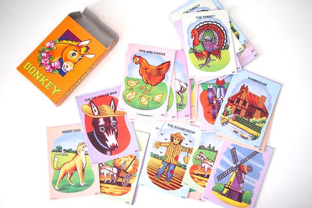 3 Giochi Di Carte Per Bambini: Old Maid, Snap, Donkey - Kandy Toys TY8564, Et&agrave; 5-12 Anni