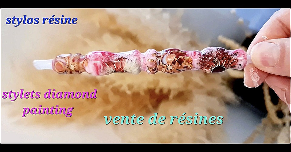Stylos Diamond Painting - Lot De 3 Avec 15 Embouts Adaptables - Pour Diamants Ronds, Carrés, Cristaux - Accessoire Créatif