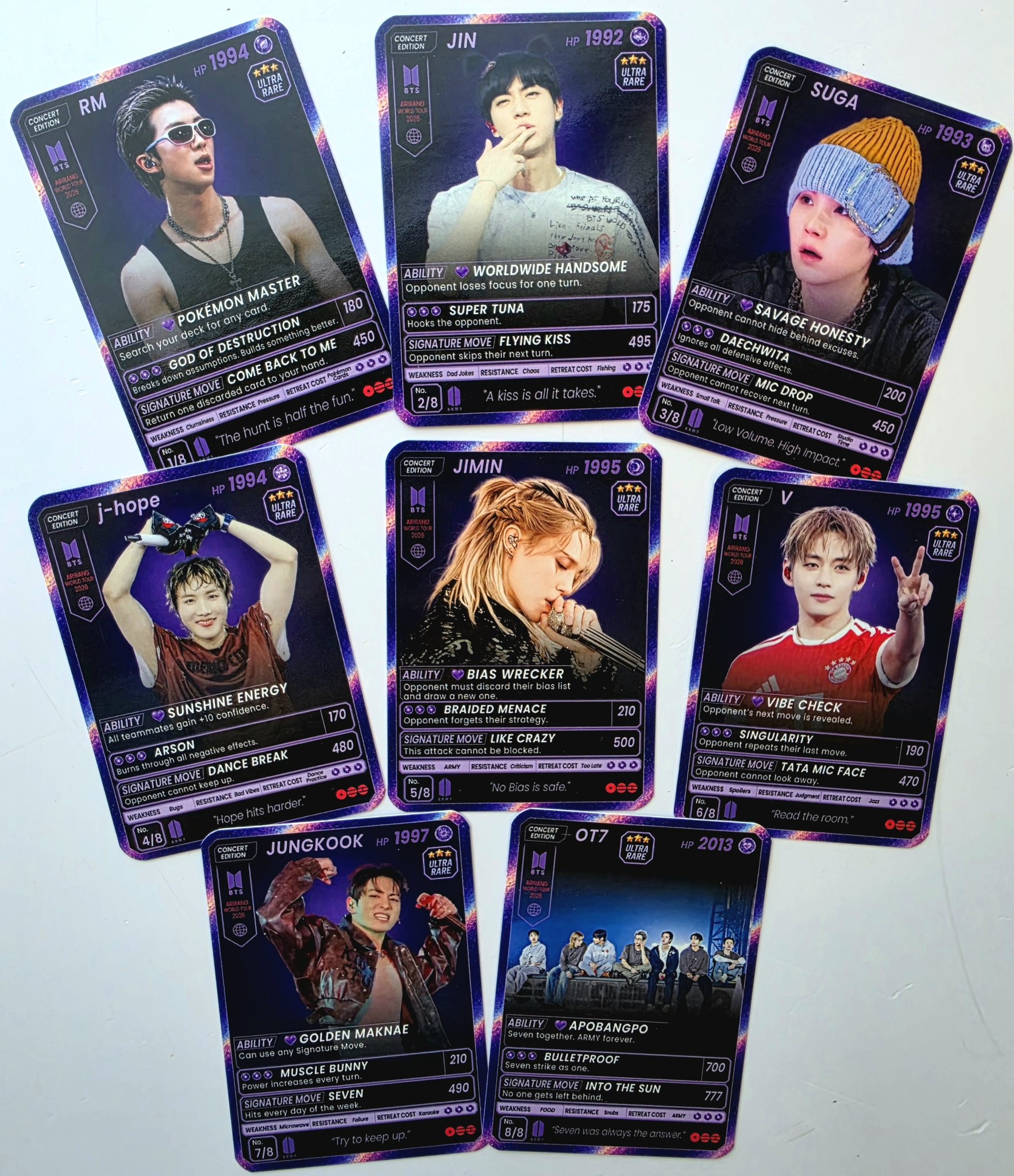 How to collect all BTS World Tour postcard designs? | Foxborough, MA