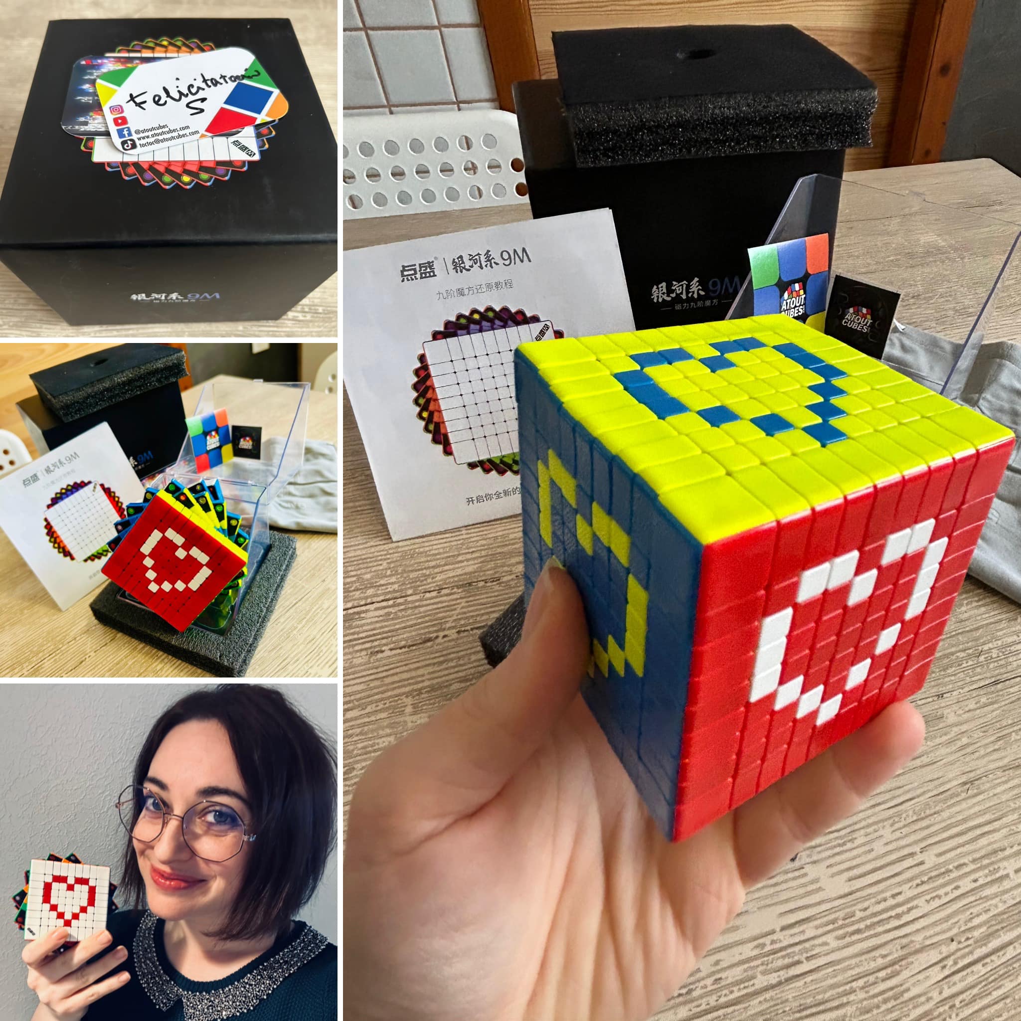 RUBIK'S Cube 3X3 - Jeu De Casse-Tête Adulte Et Enfant Rubik's Cube