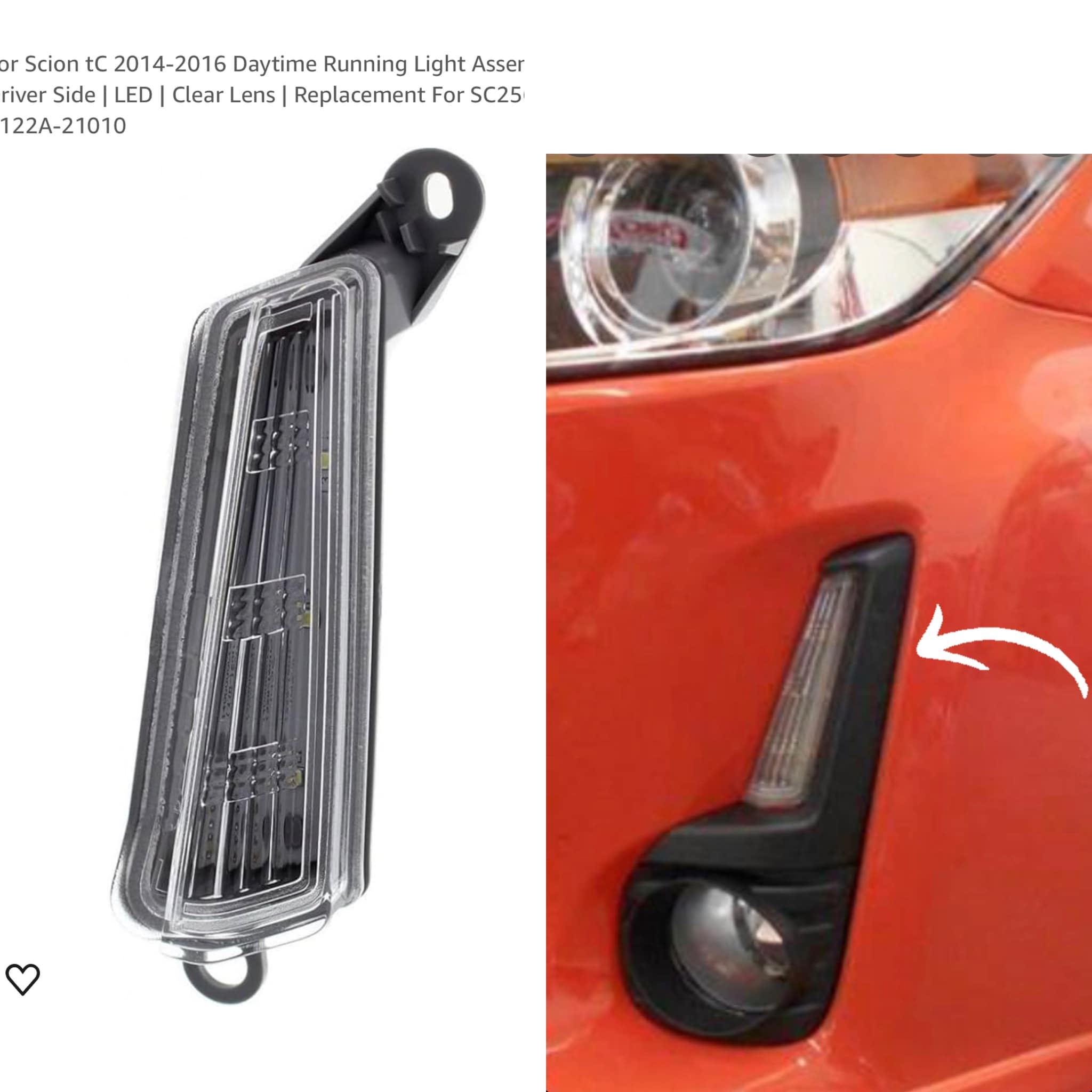 Headlamp Components for 2016 Scion tC