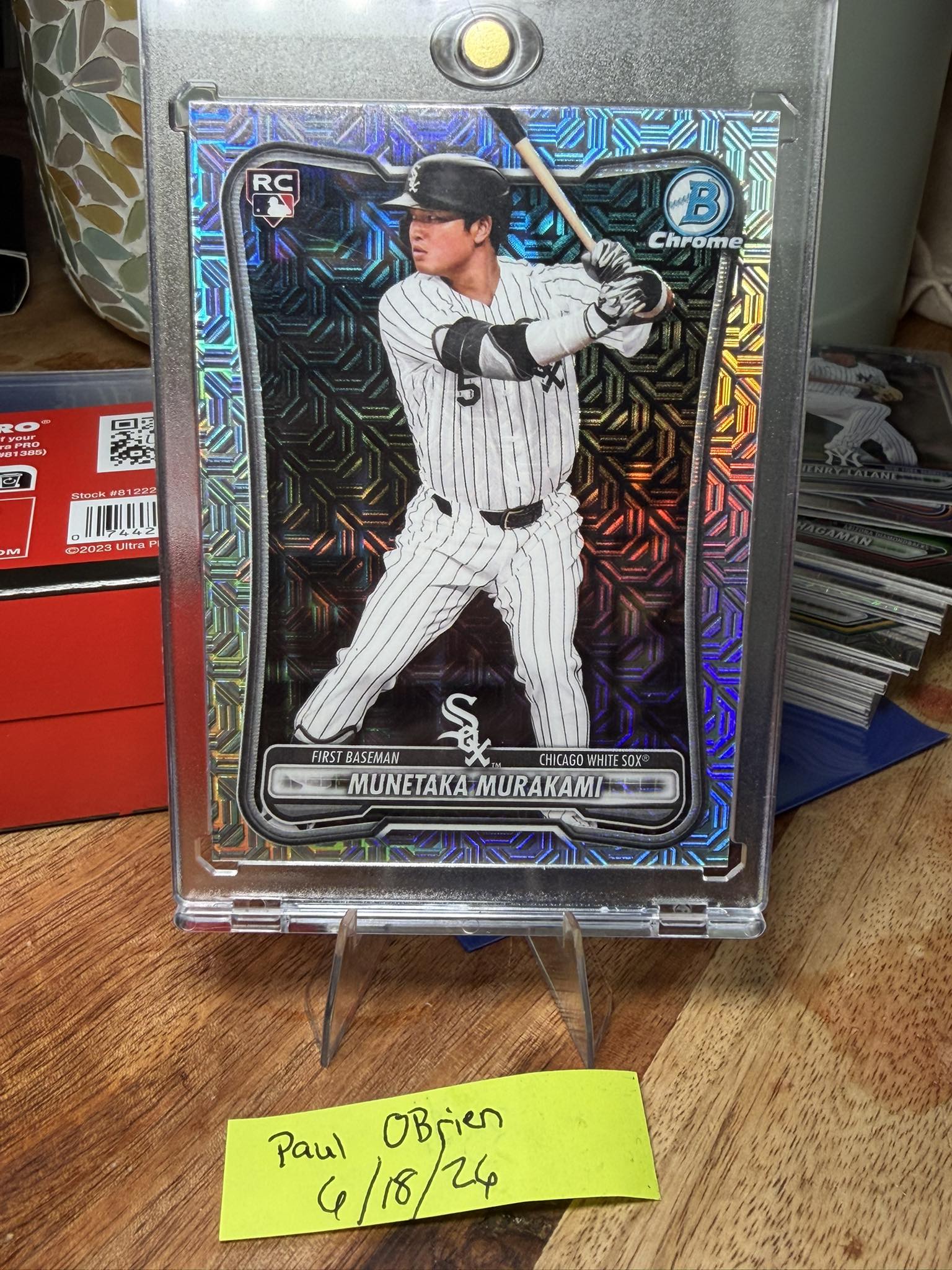 Munetaka Murakami RC baseball card auction