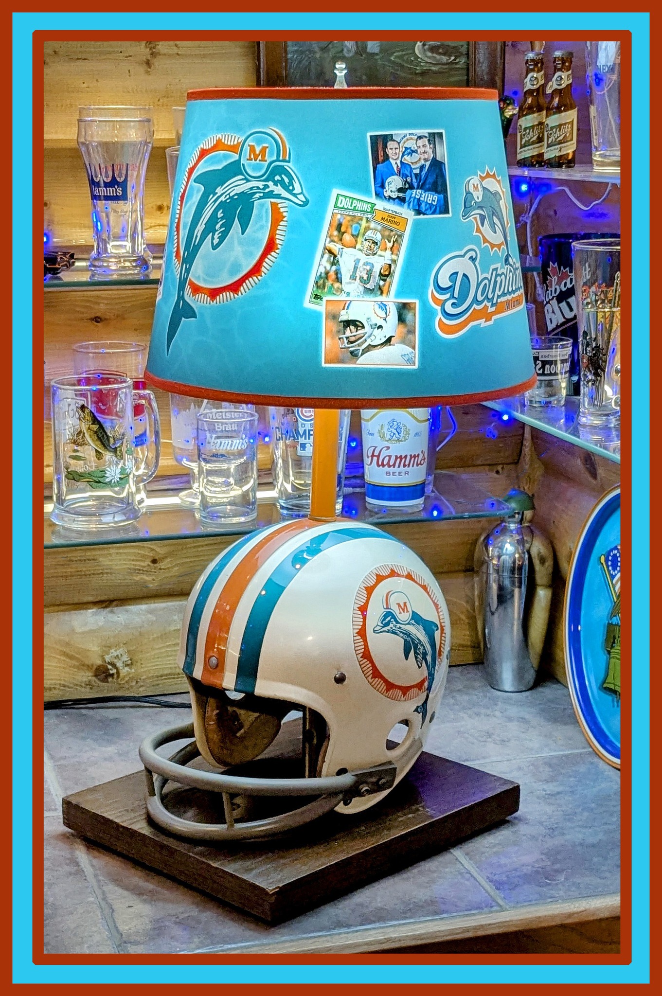 dolphins football helmet lamp Limited Edition, Officially Licensed NFL Miami Stand for Amazon Echo Dot (4th & 5th Generations). Device Sold Separately. : Everything Else Glowing with pride for your favorite football team Miami Dolphins Football Helmet LED