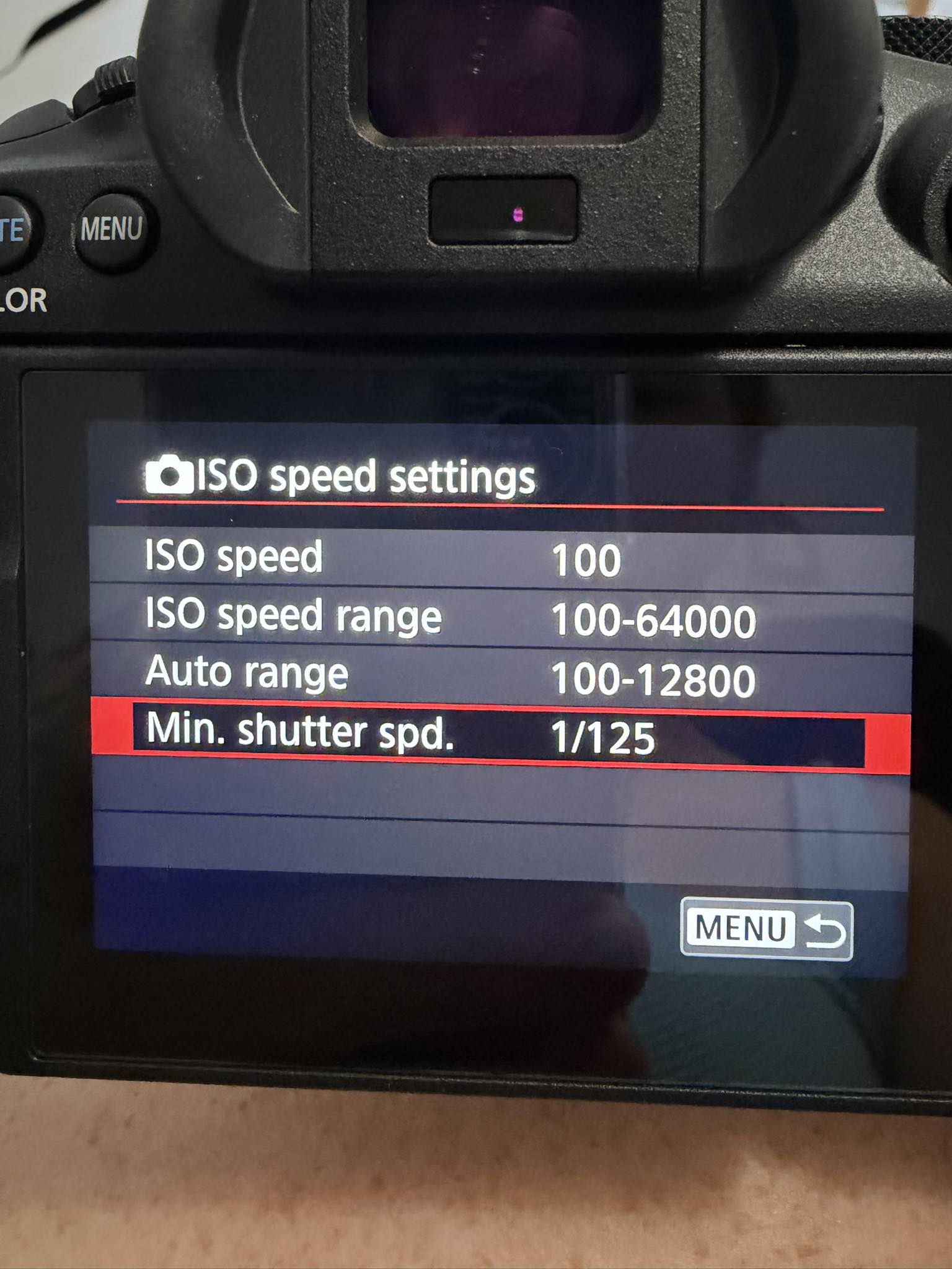 Canon R6 Mark III | Can anyone tell me why in manual settings I have my ...