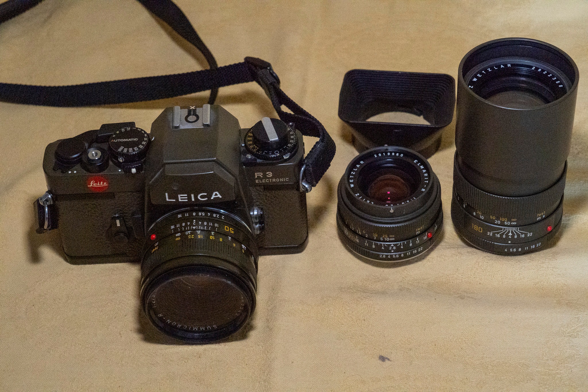 Leica R3 Safari camera with Summilux-R 50mm lens