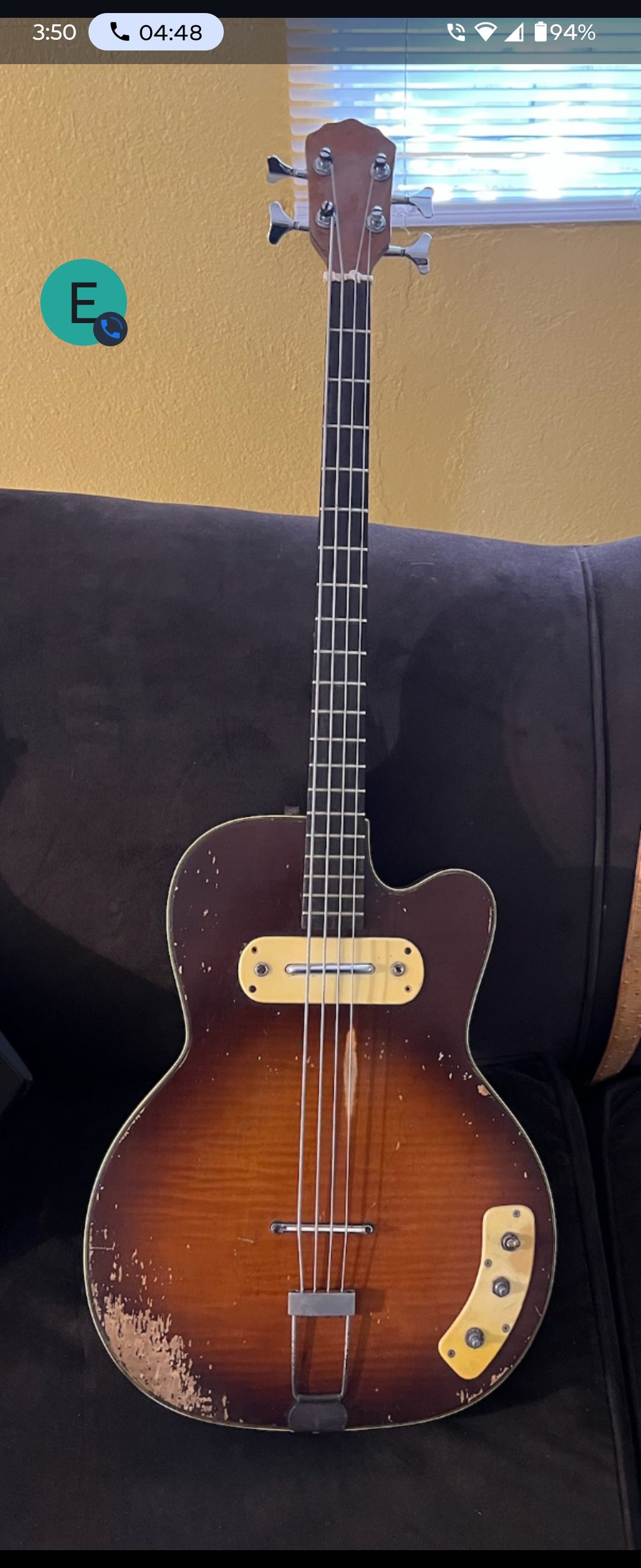 What is the model of this vintage bass guitar?