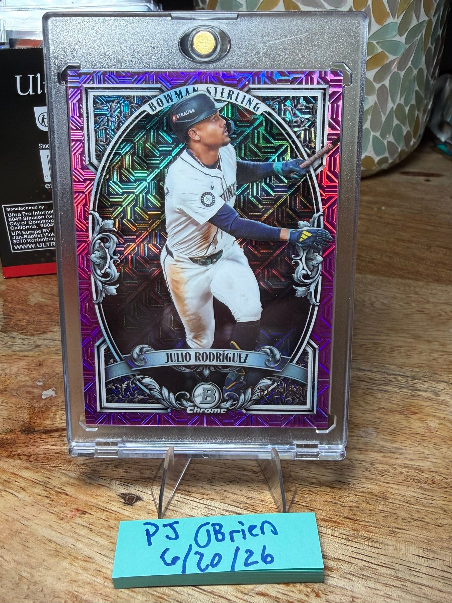 Julio Rodriguez Bowman Sterling baseball card auction