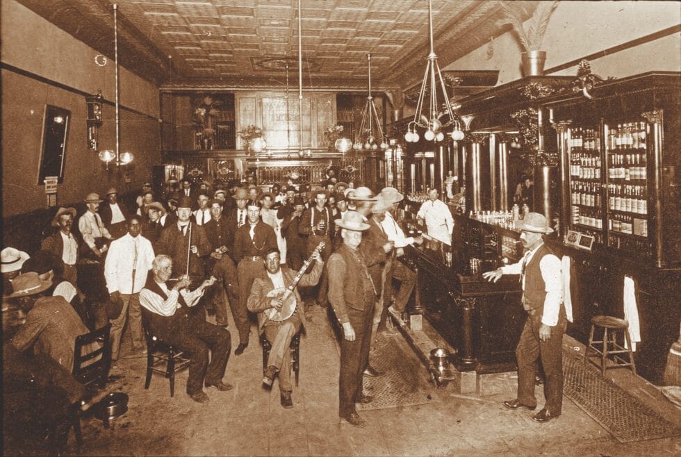 The Arizona Club, circa 1907, was one of the first permanent