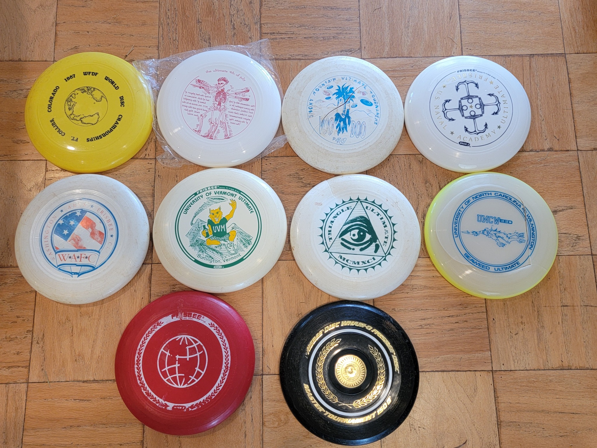 TETSUYA フリスビー Vintage Ultimate Frisbee Discs from 1992 Worlds in Japan Found