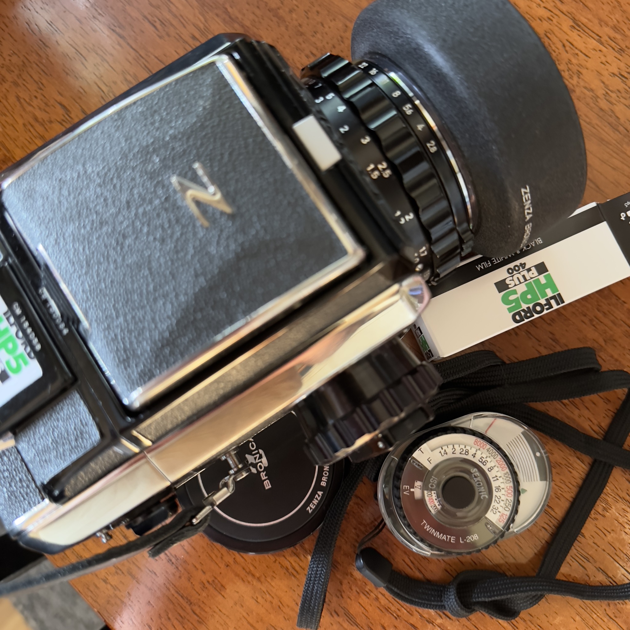 Hi. Have a Bronica S2A with 50, 75 and 200 mm Nikkor lenses. 2 6x6 
