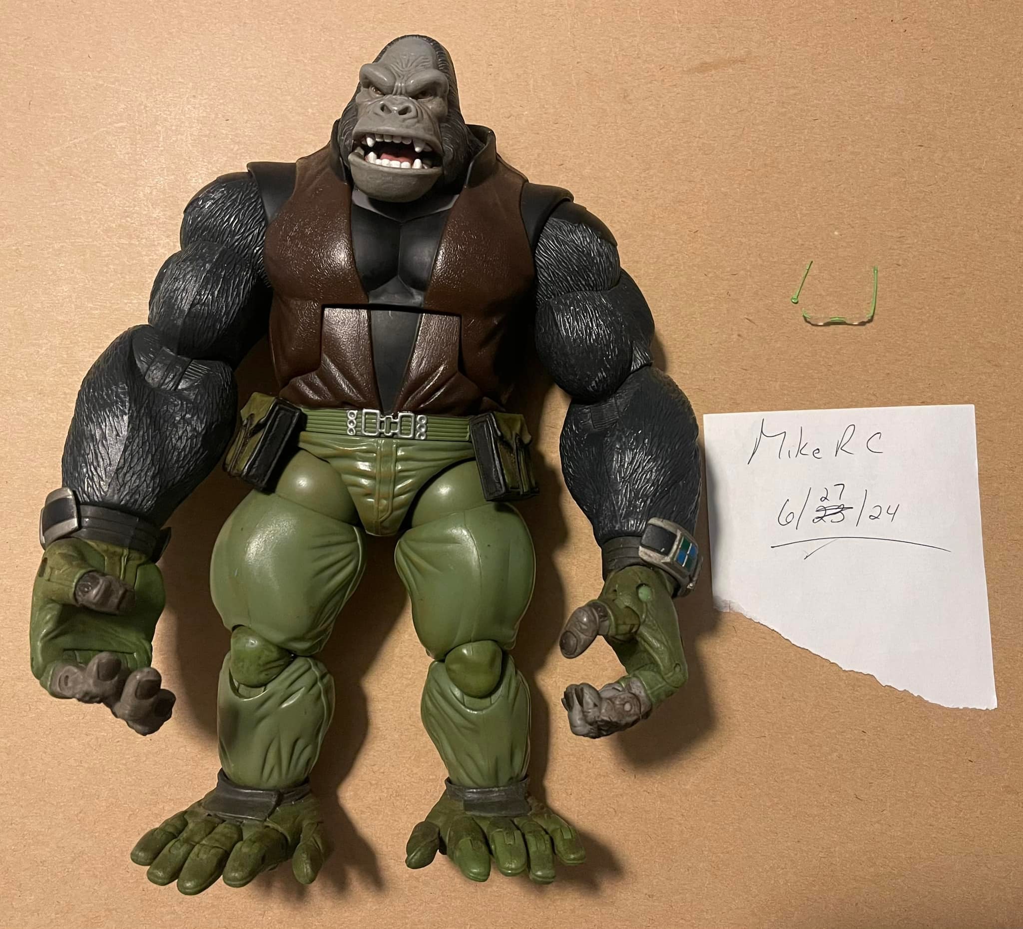 Monkey Man BAF figure for sale with broken glasses