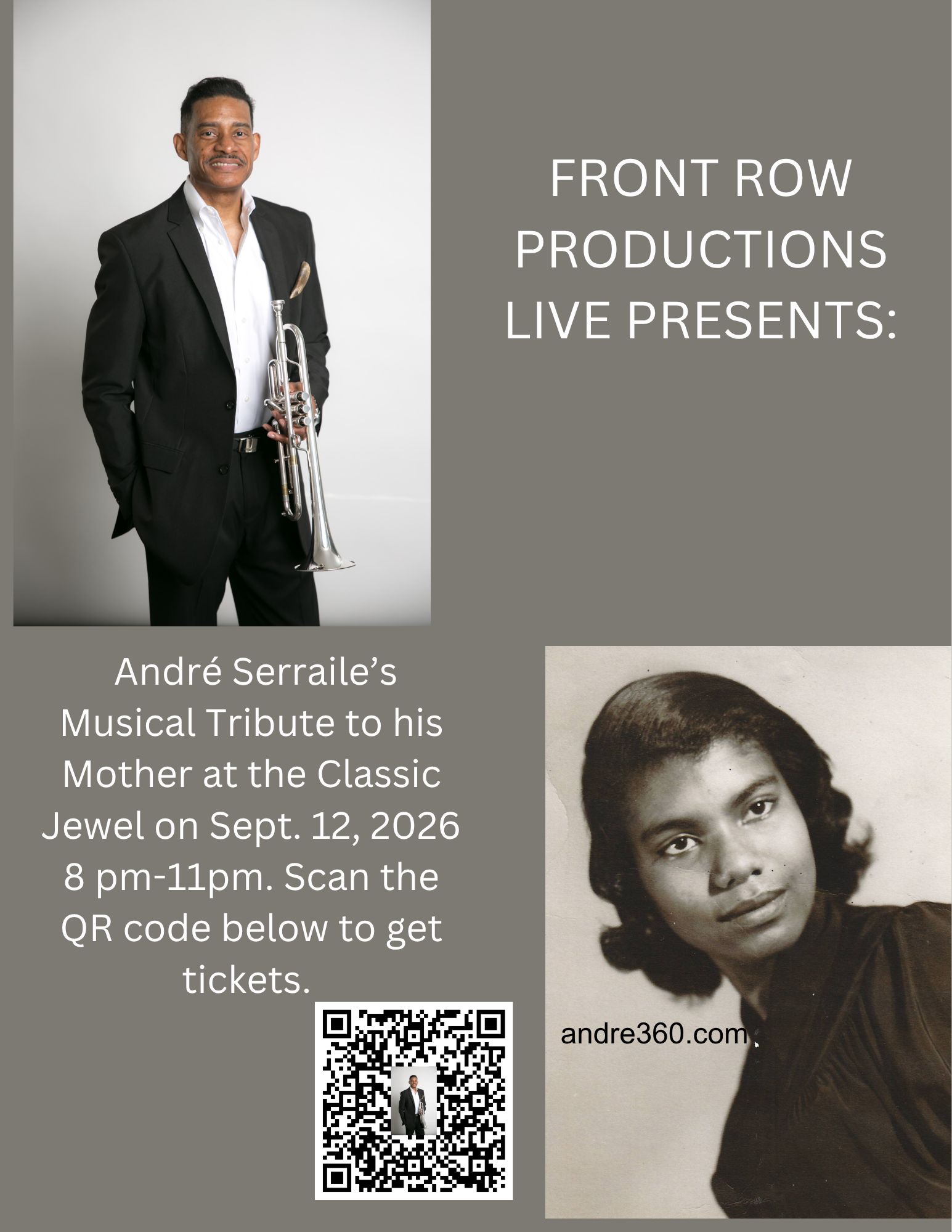 classic jewel dress code Andre Serrailles' musical tribute to his mother at The in Vegas on Sept 12, 2026 becky Color:Purple Twilight Indian Cotton Boho Dresses Black tie optional
