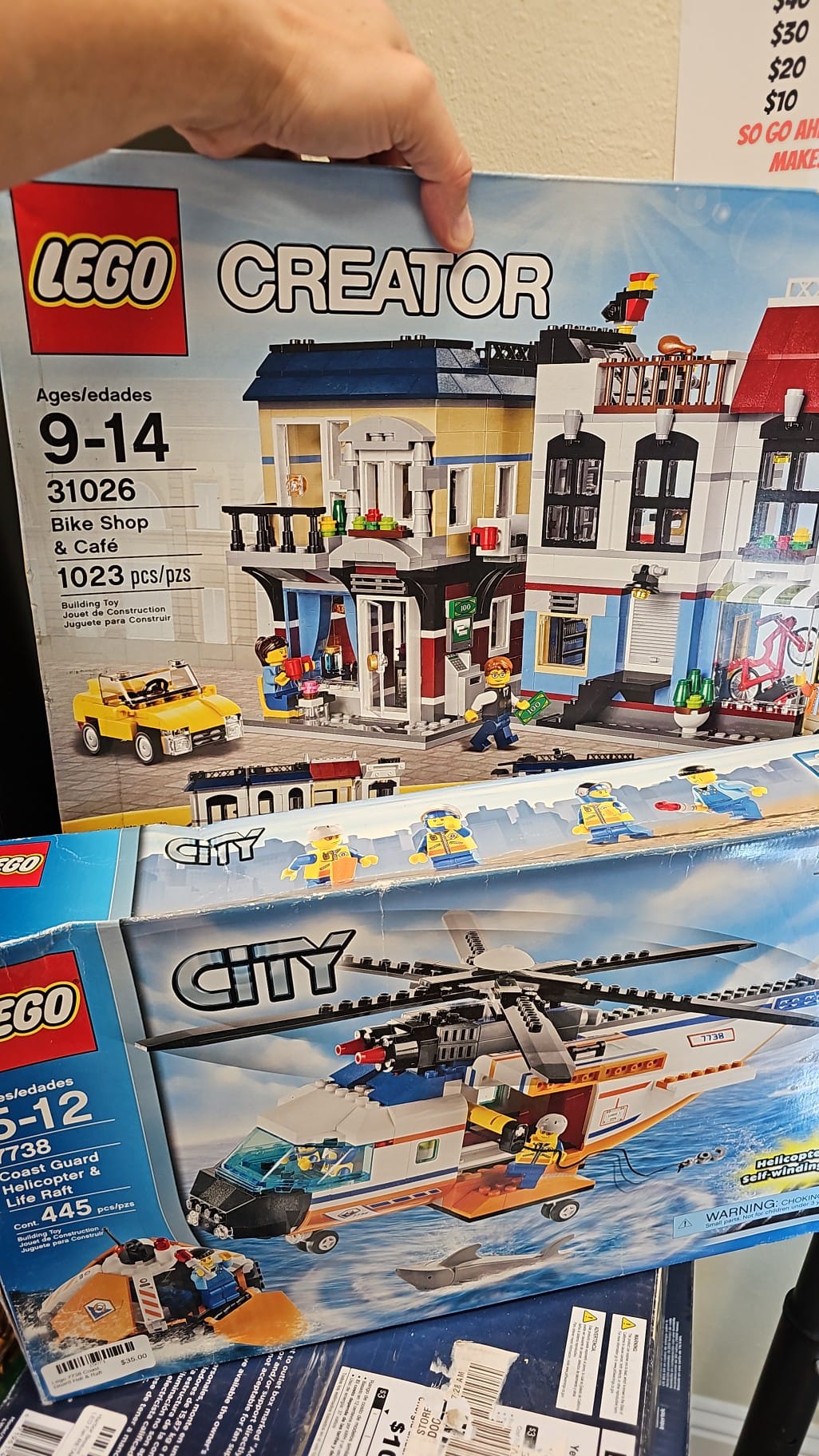Found a bizarre full box of sealed LEGO Islanders sets at a garage