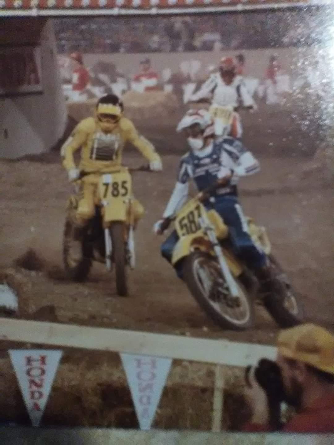 1984 on my 1982 YZ490 in the Pontiac Silver Dome.