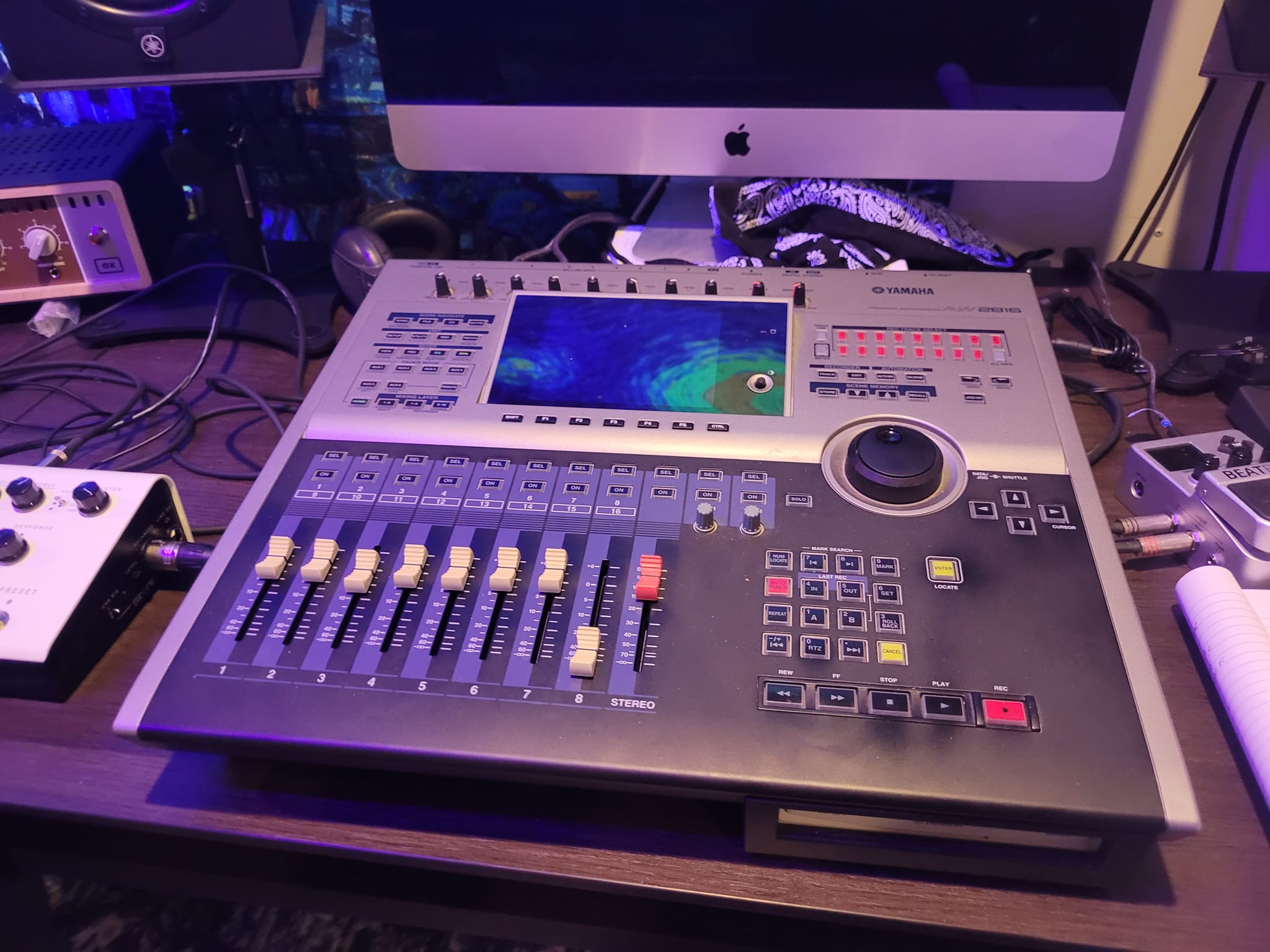Can my old aw2816 talk to my Mac and Presonus?