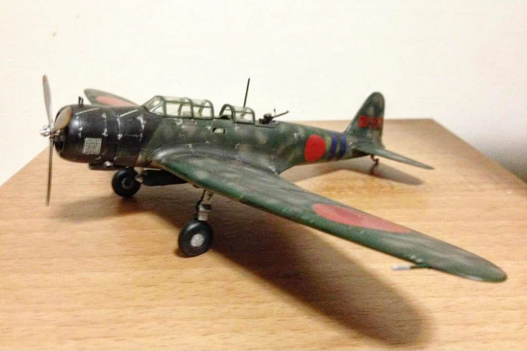 Hasegawa B4 Nakajima Type 97 KATE B5N2 Japanese Carrier Torpedo Bomber
