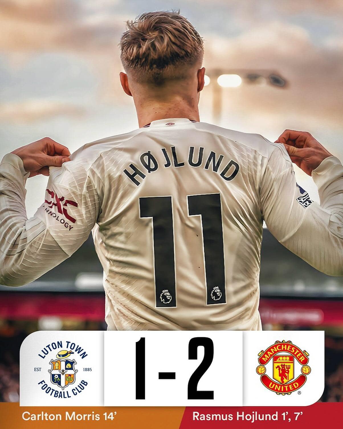 Manchester United ラスムス・ホイルンド #11 3rd Manchester United ラスムス・ホイルンド #11 3rd 2023-24 Manchester