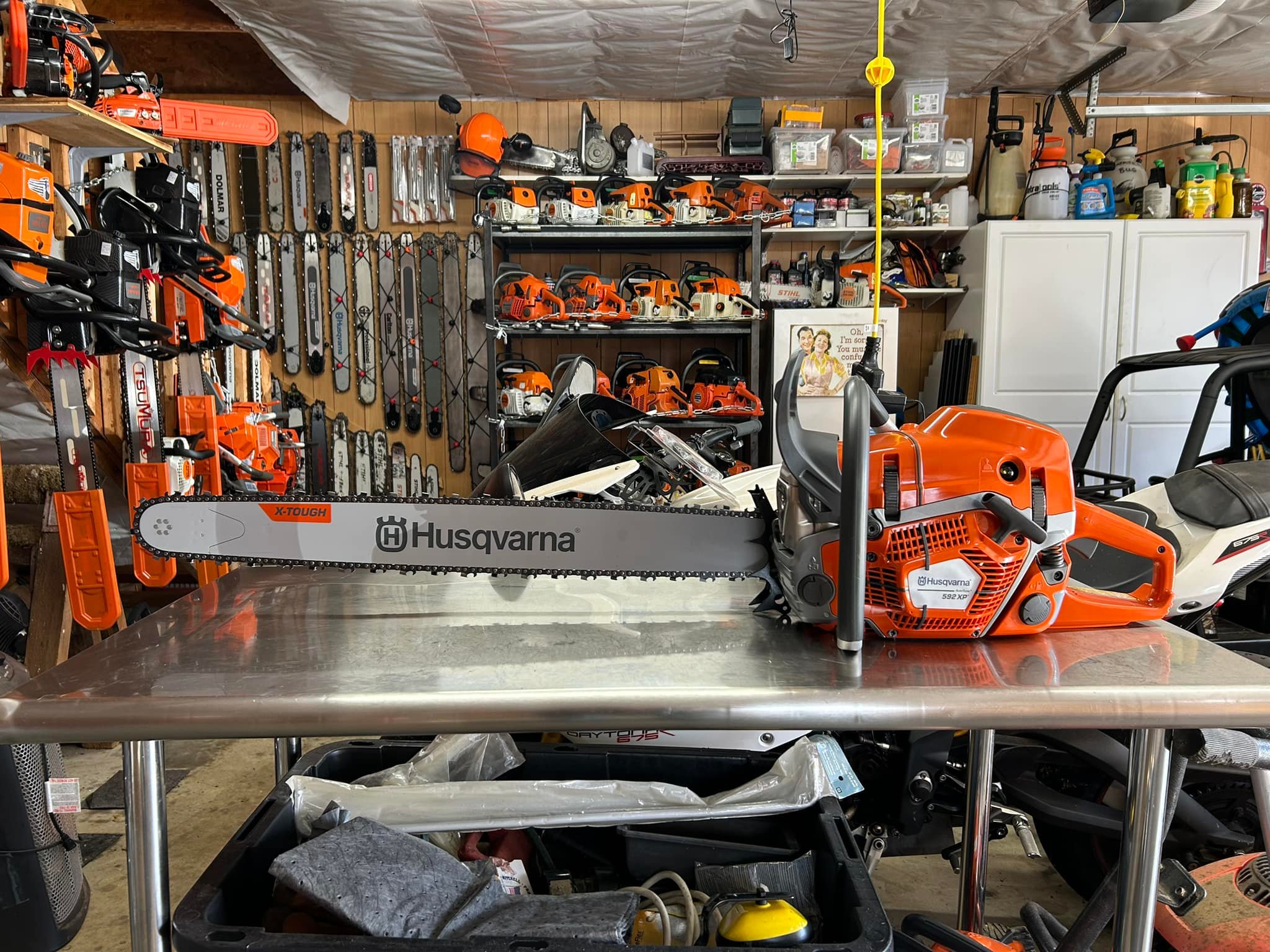 Husqvarna 592xp auto tune saw purchase