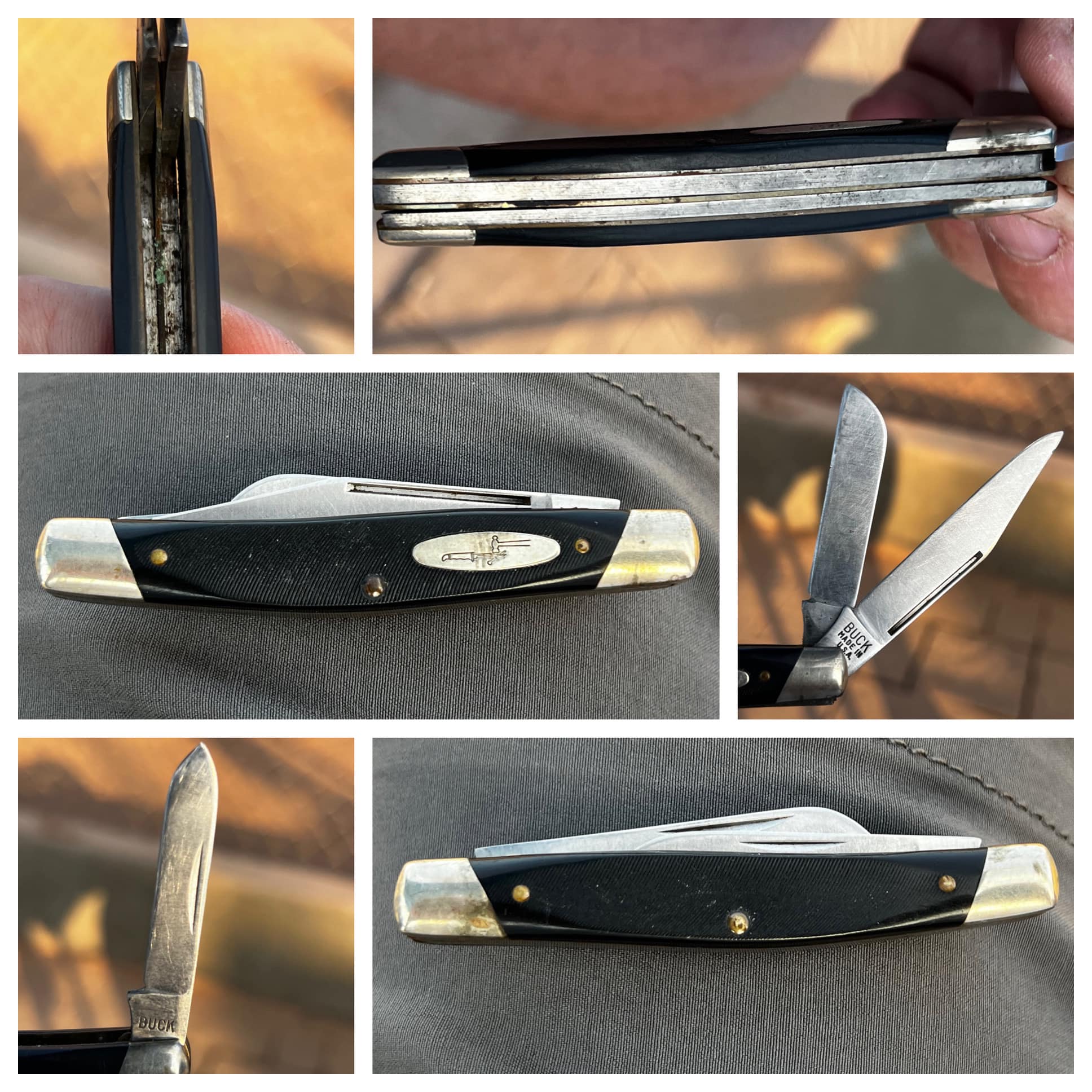 An American Classic, the Buck 110 I traded a kitchen knife for 