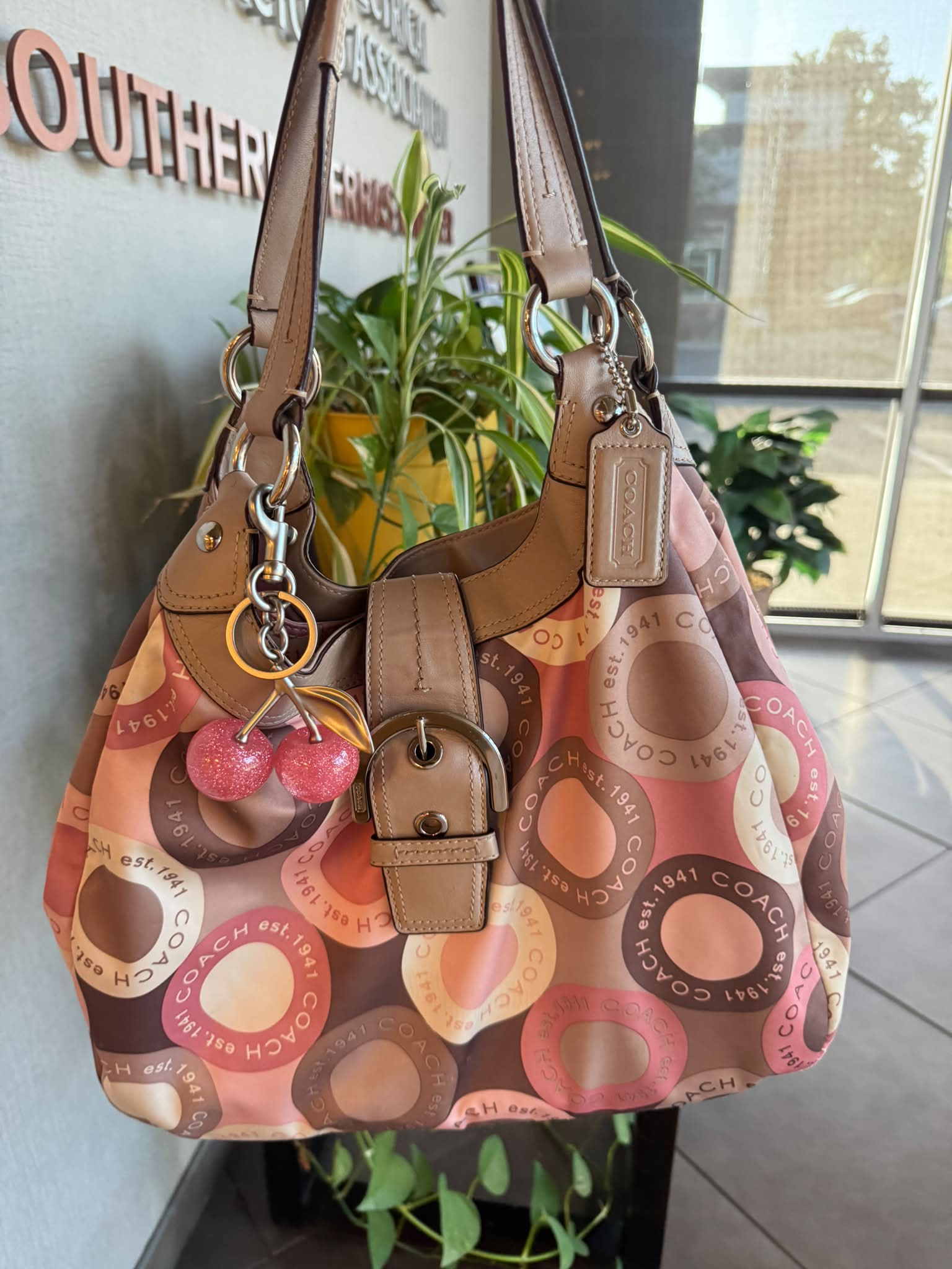 Coach Factory Madison Op Art Glam Hobo Tote review and unboxing