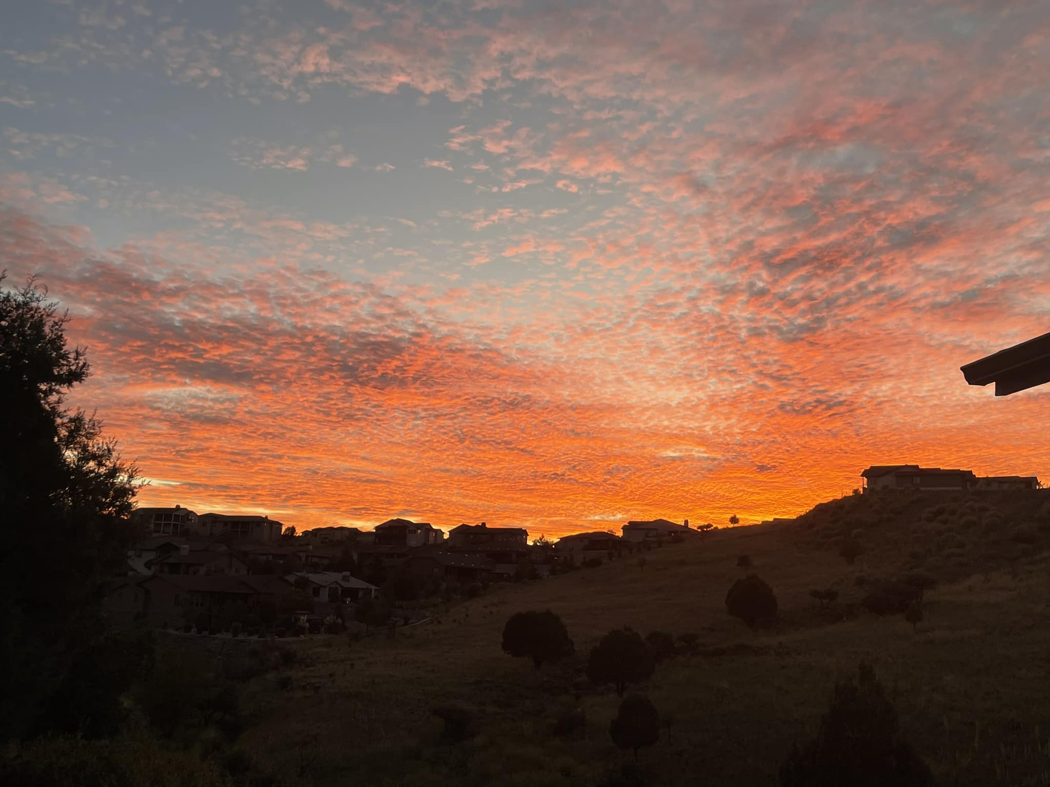 Sunset after the rain in Prescott
