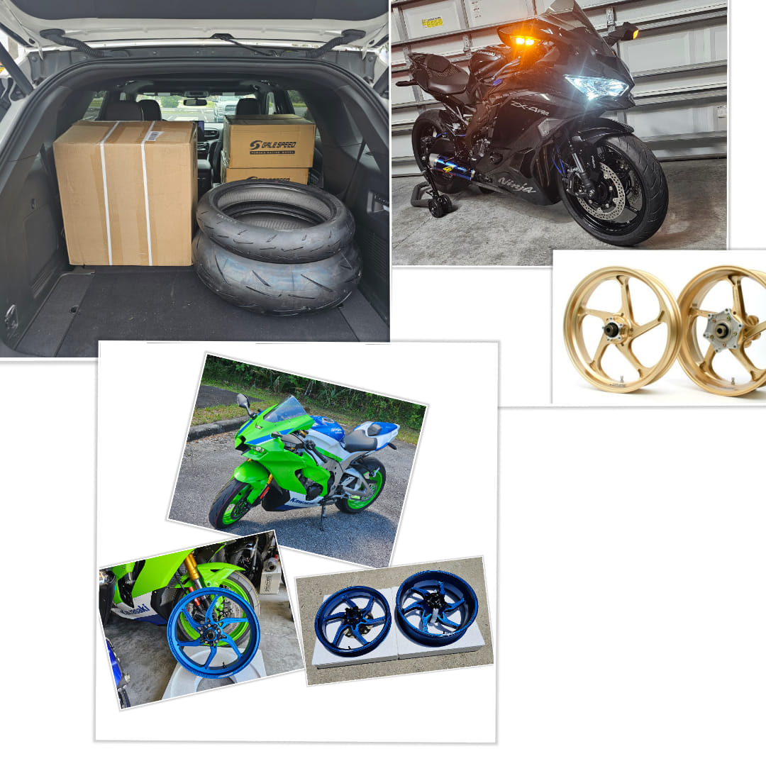 Mounting Wheels and Tires for ZX4RR and 4RR