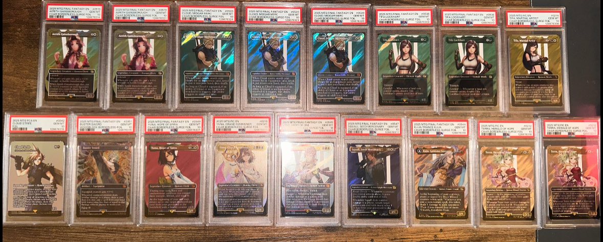 PSA 10 Magic: The Gathering 'Fantasy' set cards for sale