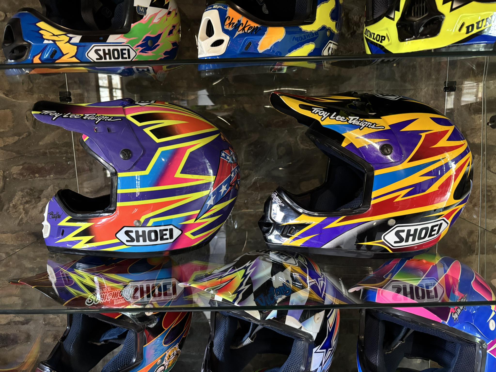 aggressive motorcycle helmets KYT TT-Revo Full Face Solid Color hedonist_crash_replacement The helmet also features Jumbo Lazer Bianchi Helmet Color:MULBERRY