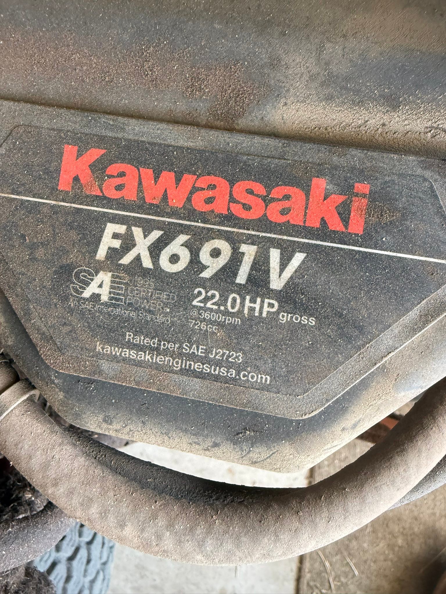 I have a 52” 23hp Kawasaki engine Ariens zero turn with only 138