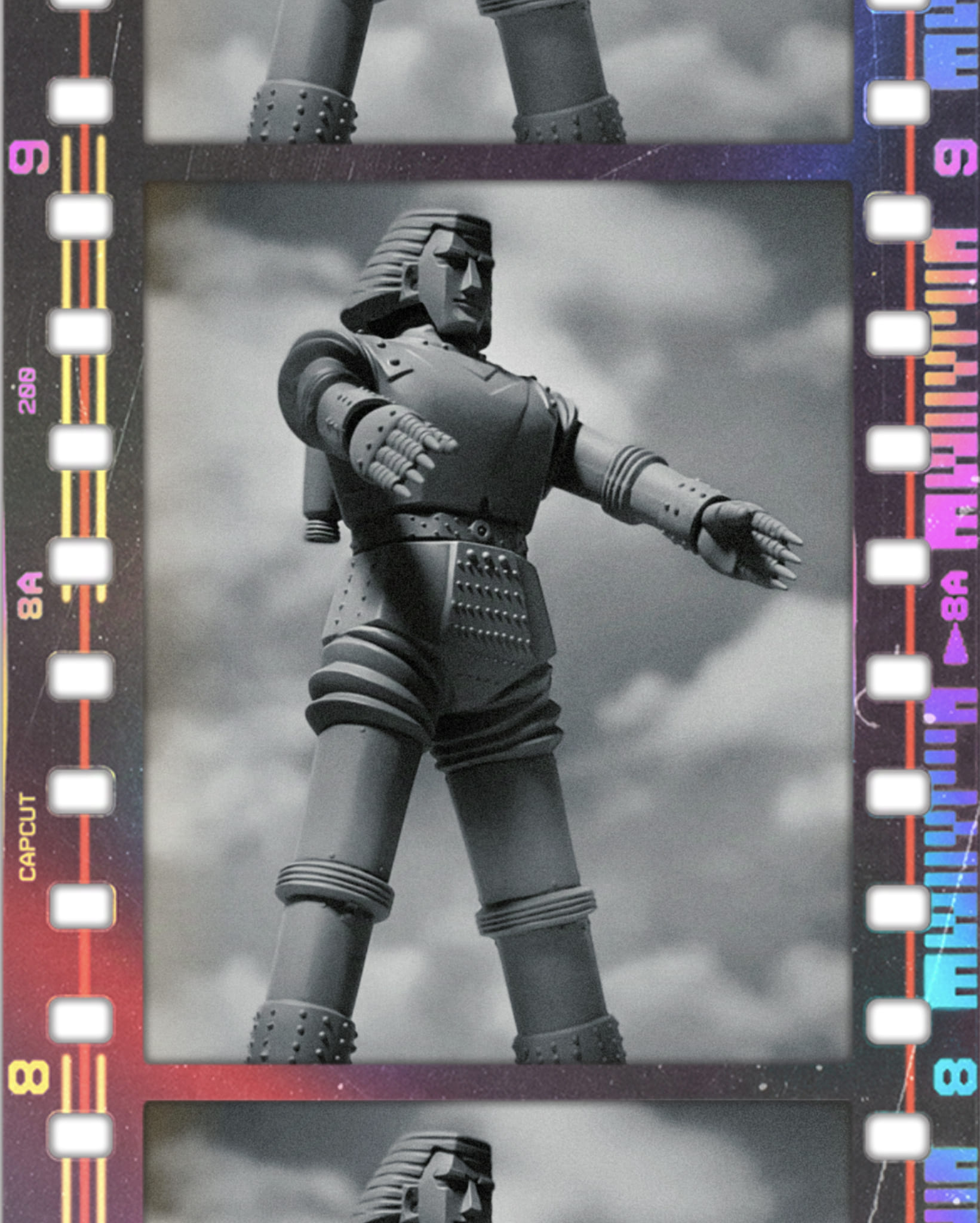 First japanese robot plastic model : Tetsujin 28 (Gigantor) made