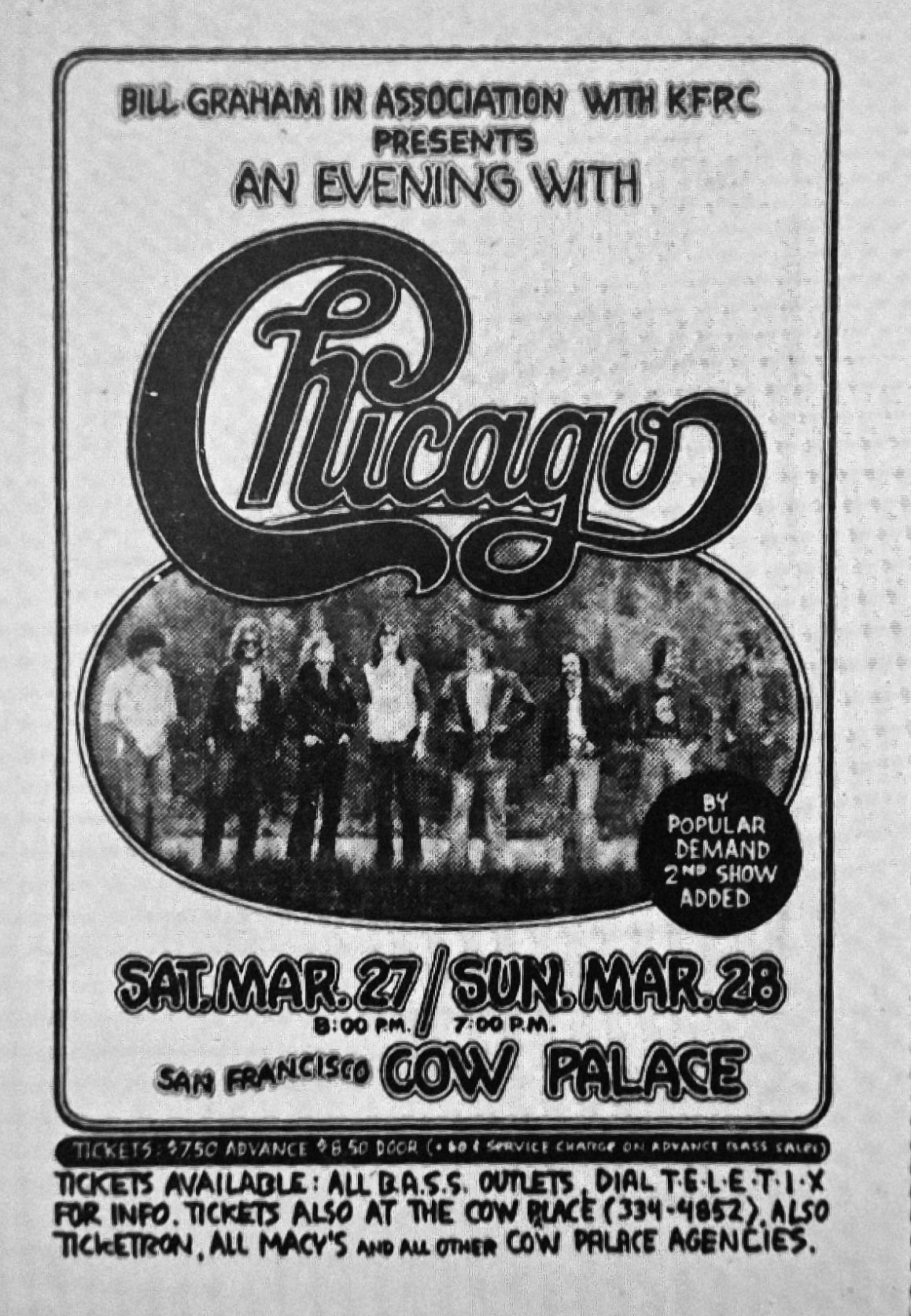 February 1973 Ticketron Chicagoland Entertainment Calendar -