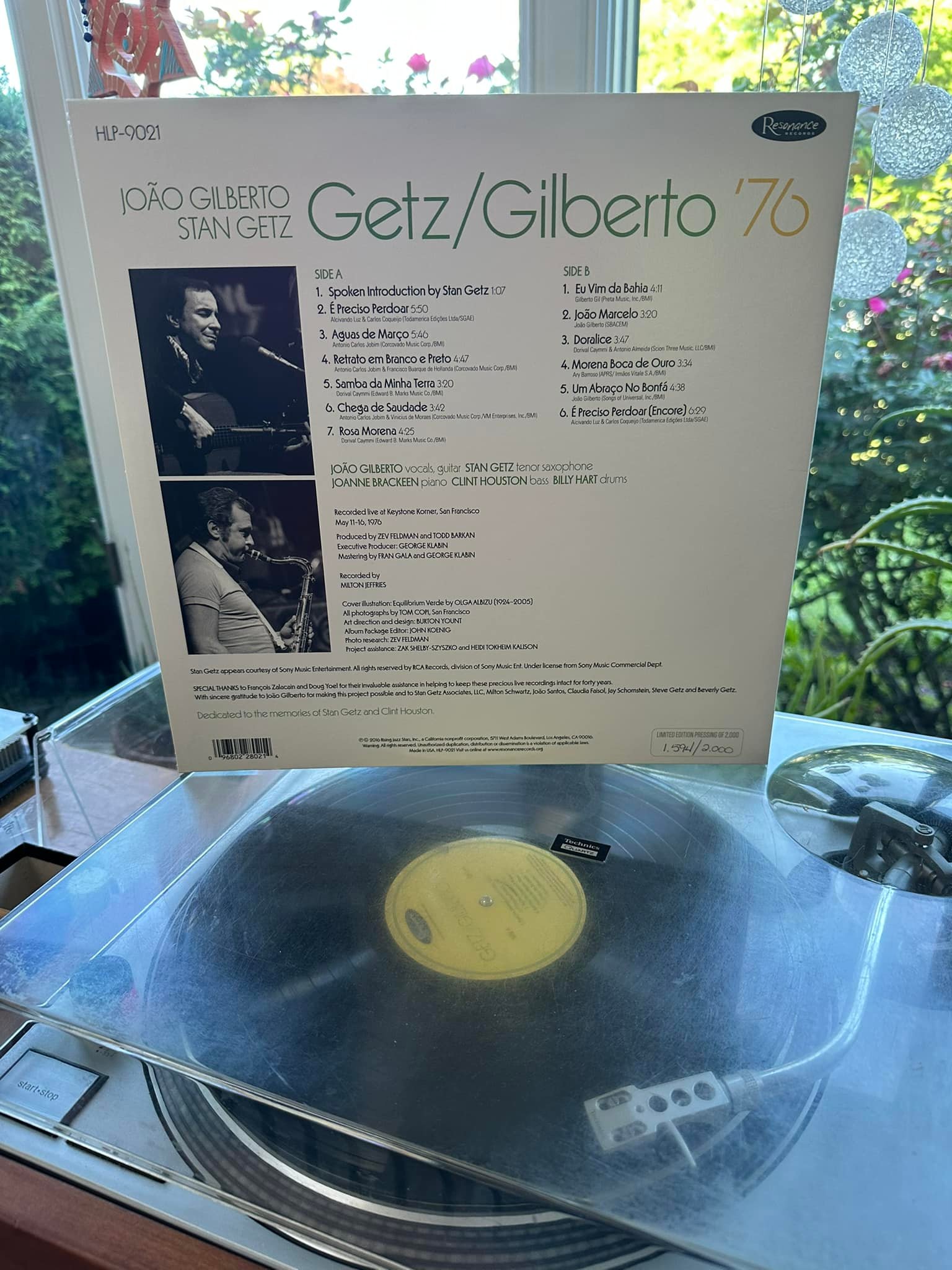Stan Getz and Joao Gilberto's essential 'Getz/Gilberto '76' album