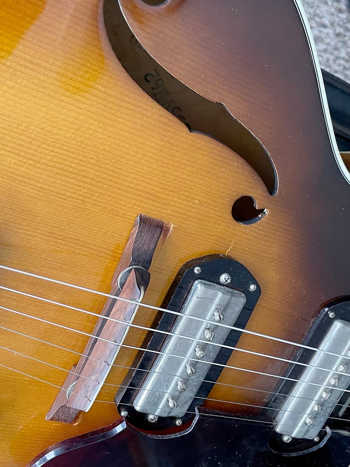 Vintage Silvertone Harmony H51 Guitar with P13 Pickup